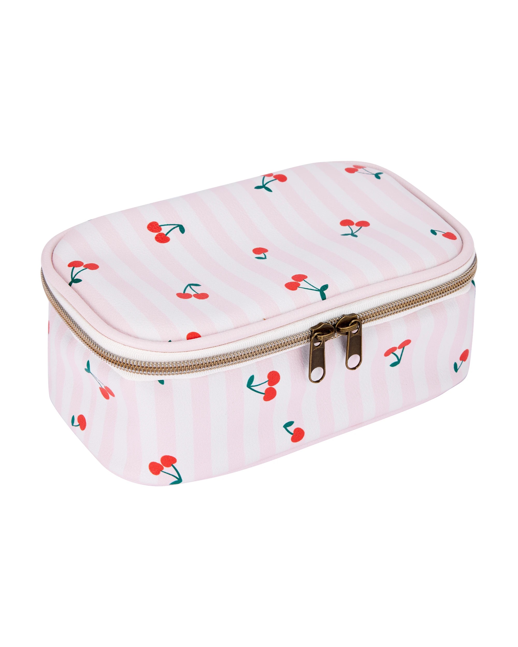 2 Zip Top Pencil Case - Cherry, 2 of 6