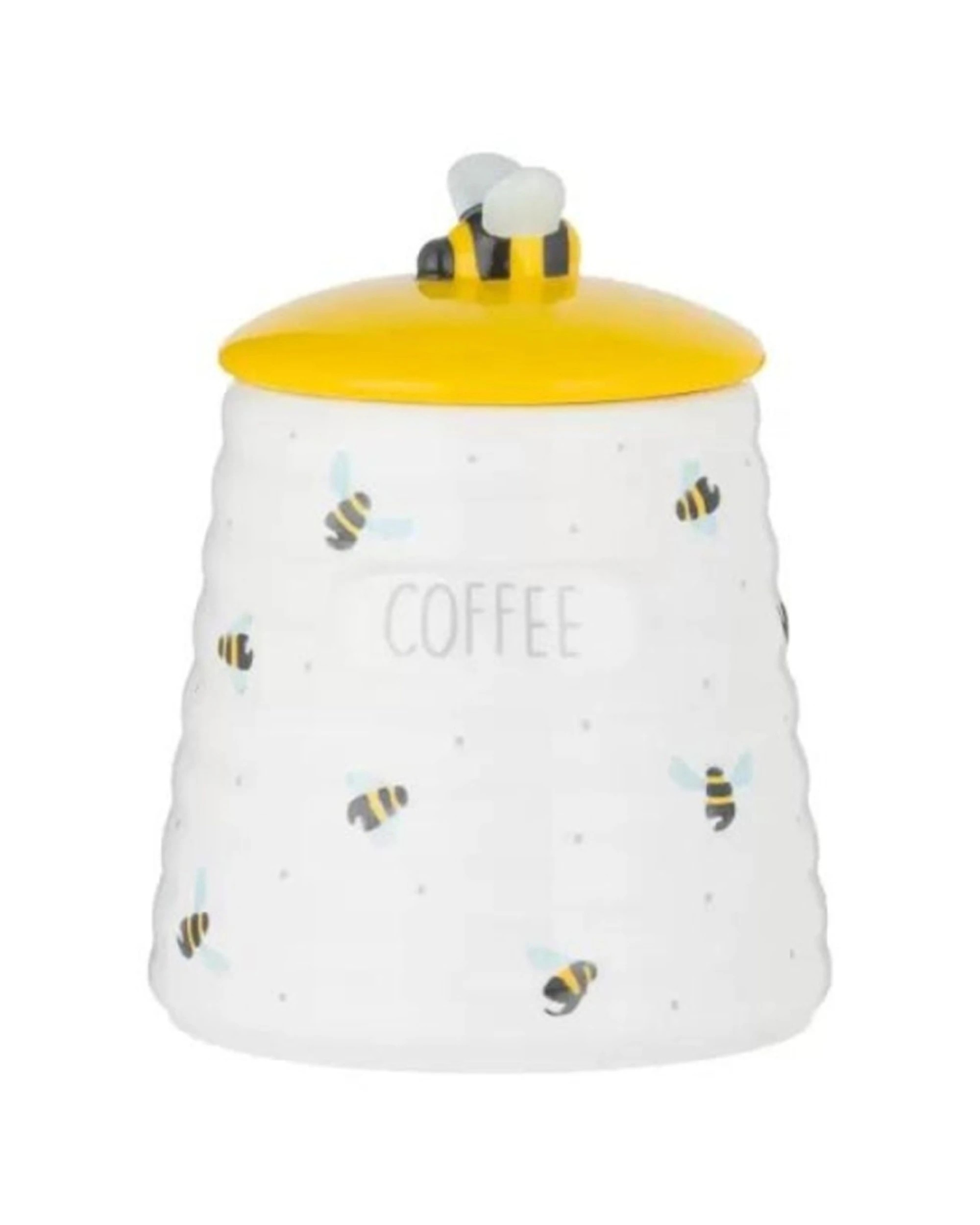 1 Price And Kensington Sweet Bee Coffee Jar Ceramic Storage 700ml - Multi, 1 of 4