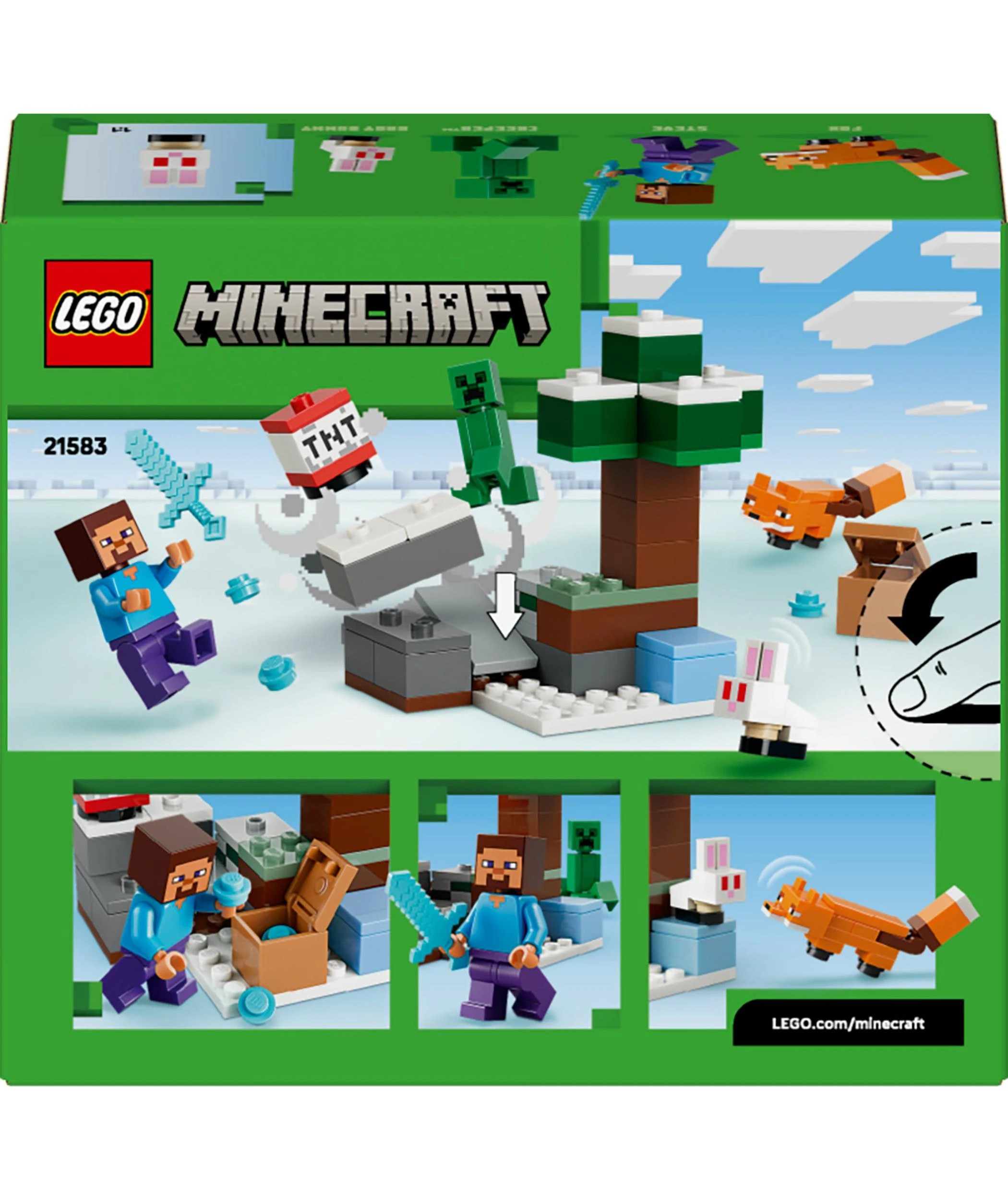 10 LEGO Minecraft Steve's Taiga Adventure 21583, 10 of 10