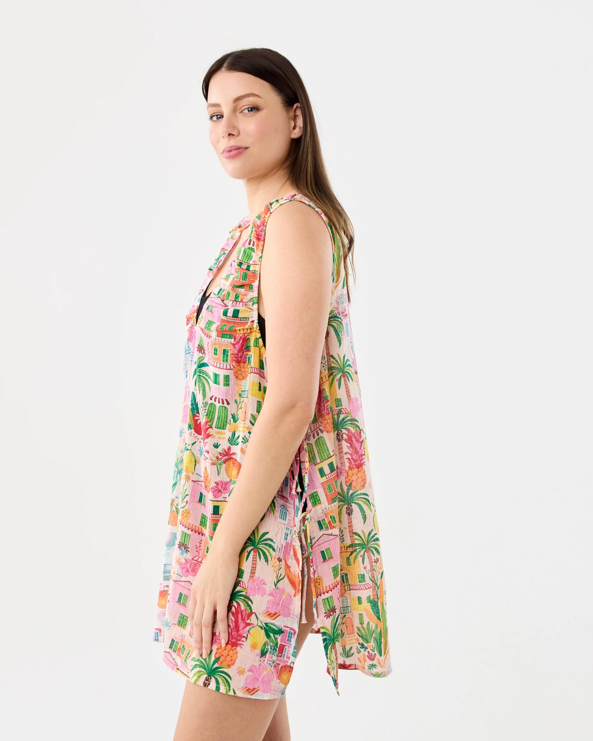 Side Tie Beach Dress