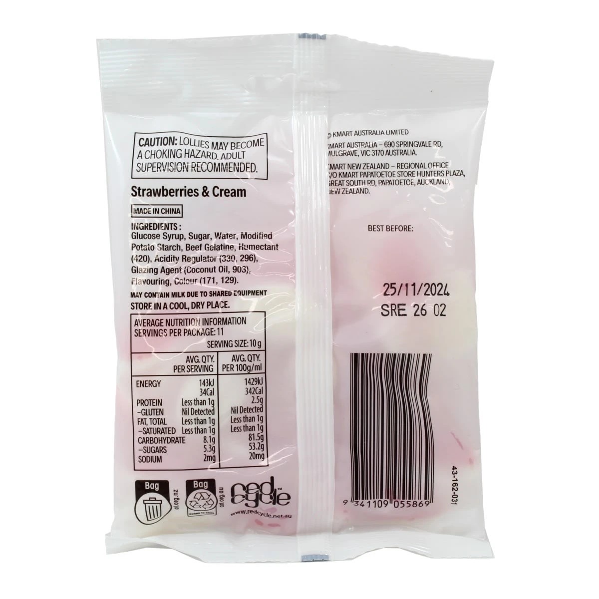 2 Strawberries & Cream Confectionery 110g, 2 of 2