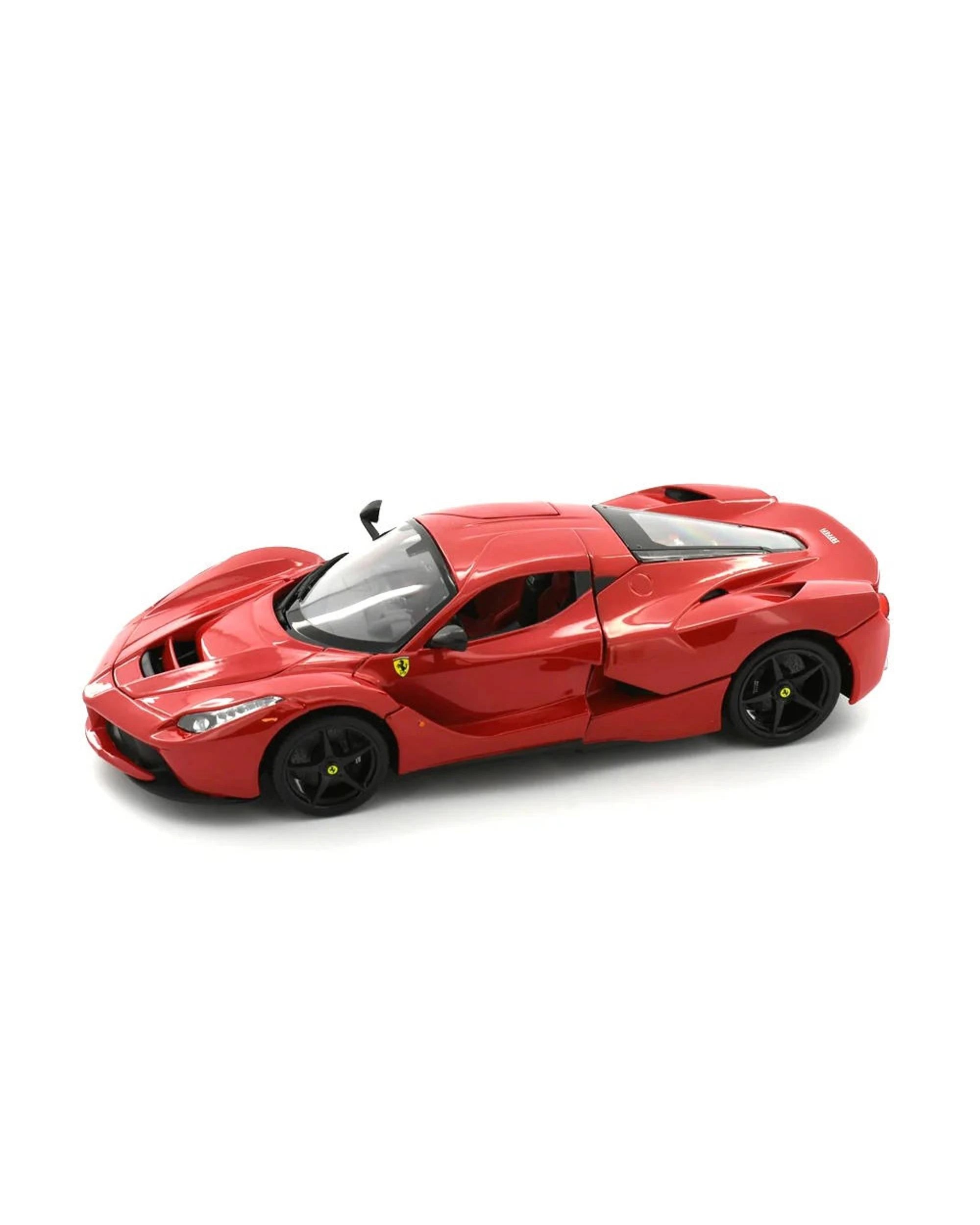 4 Bburago Race and Play 2013 Ferrari LaFerrari Red 1:18 Scale Diecast Vehicle, 4 of 10