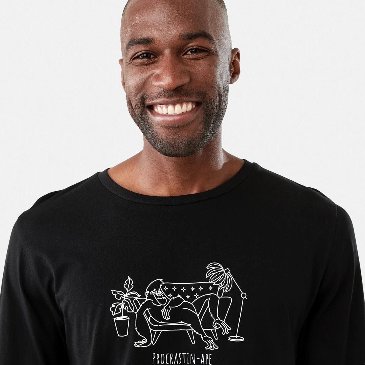 4 Long Sleeve Crew Neck Pyjama Set Procrasape, 4 of 7