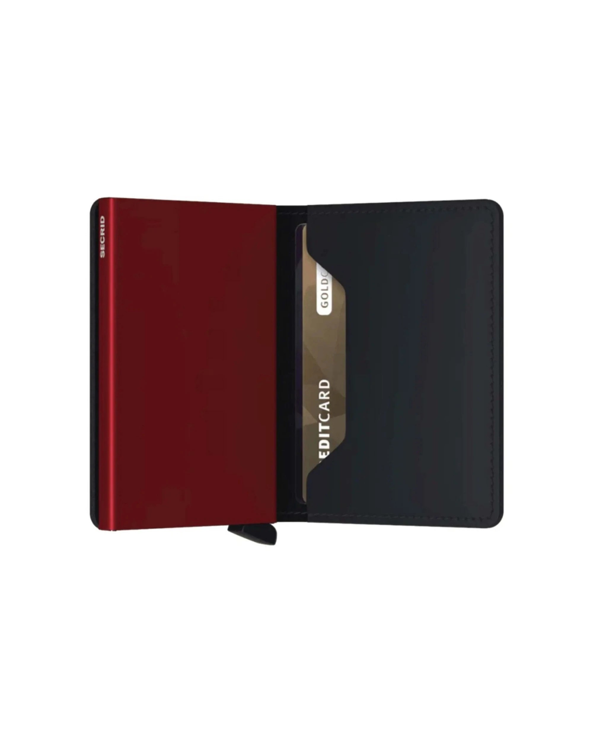 2 Secrid Slimwallet Compact RFID Slim Matte Leather Card Wallet RFID Protect - Multi, 2 of 4