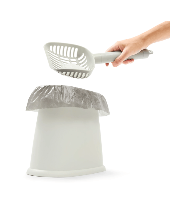 Cat Litter Waste Bin - Grey