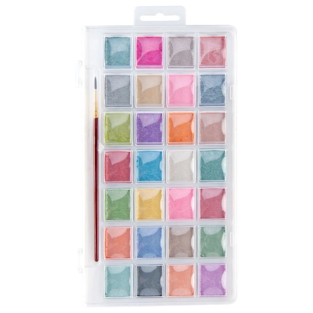 2 Royal & Langnickel Pearlescent Watercolour Cake Set, 2 of 7