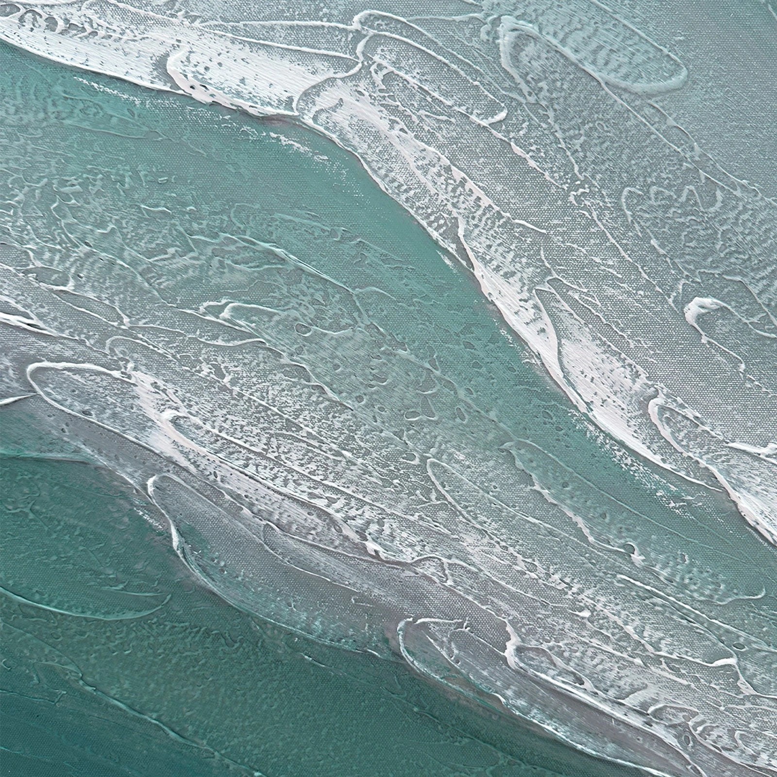 4 Moda Living Seafoam Drift Hand-Painted Textured Canvas Wall Art - Multi, 4 of 8