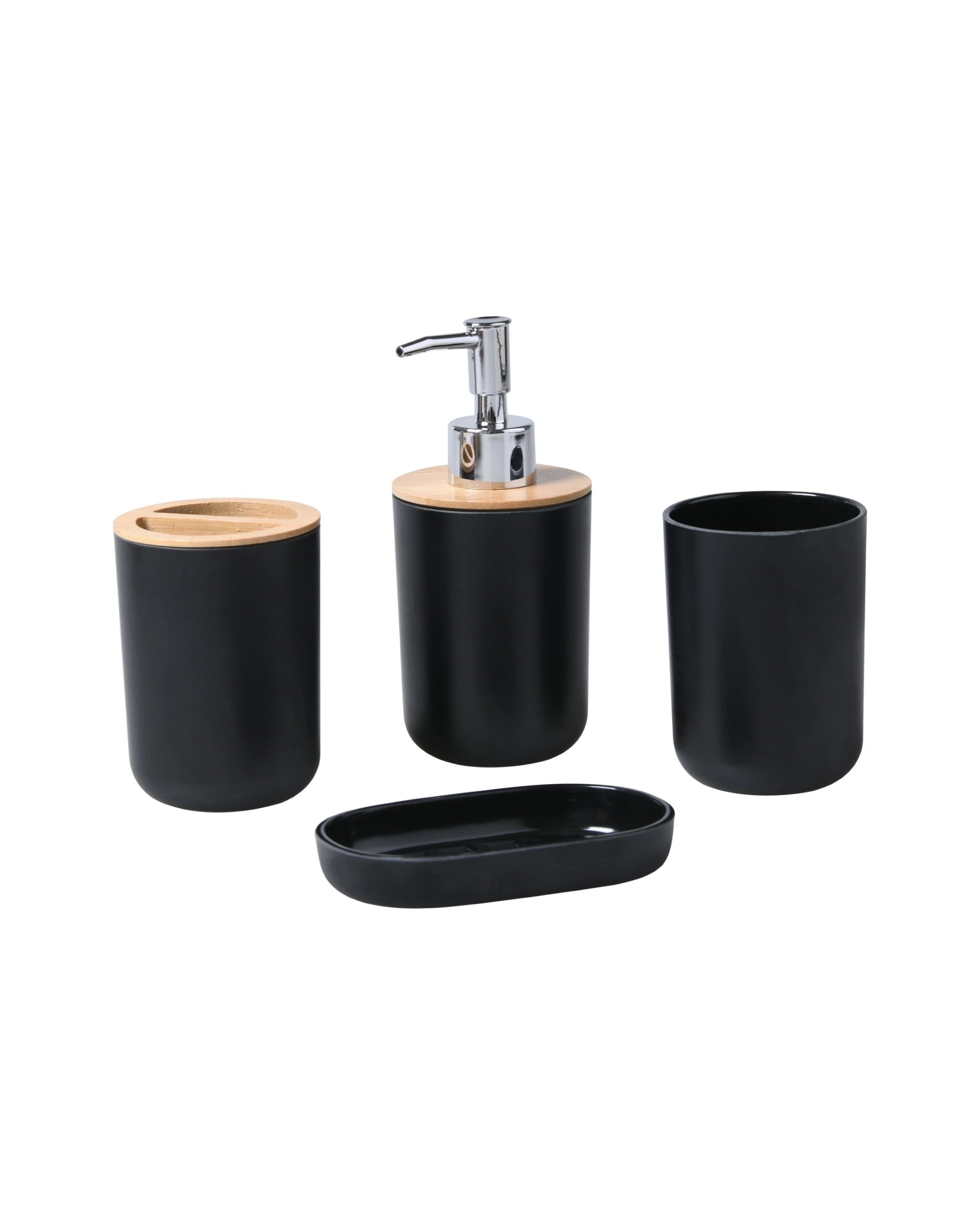 2 Takara Takae 4 Piece Bathroom Vanity Set - Black, 2 of 4