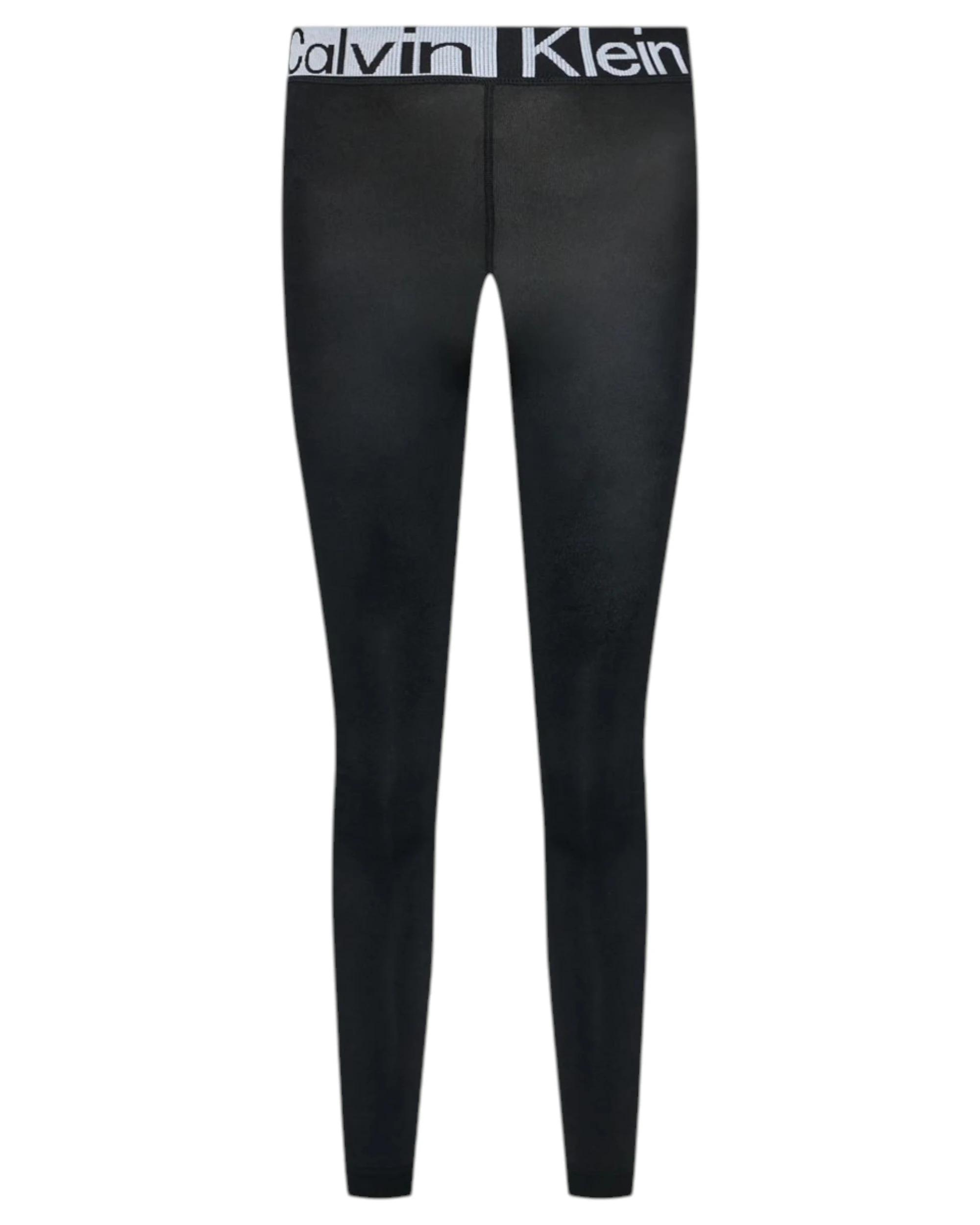 1 Calvin Klein 4 Pack Womens Black Slim Fit Pull On High Rise Leggings BLACK, 1 of 6