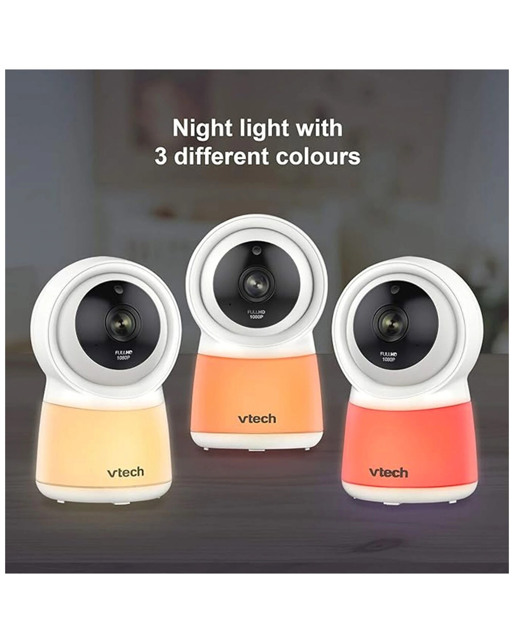 2 Vtech 2-camera 7 Inch Smart Hd Video Baby Monitor With Remote Access 1080p
 - Black, 2 of 3