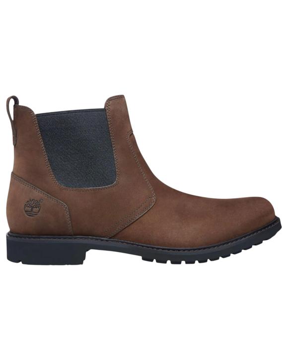 Timberland Mens Stormbucks Mid Chelsea Slip On Brown Boot
