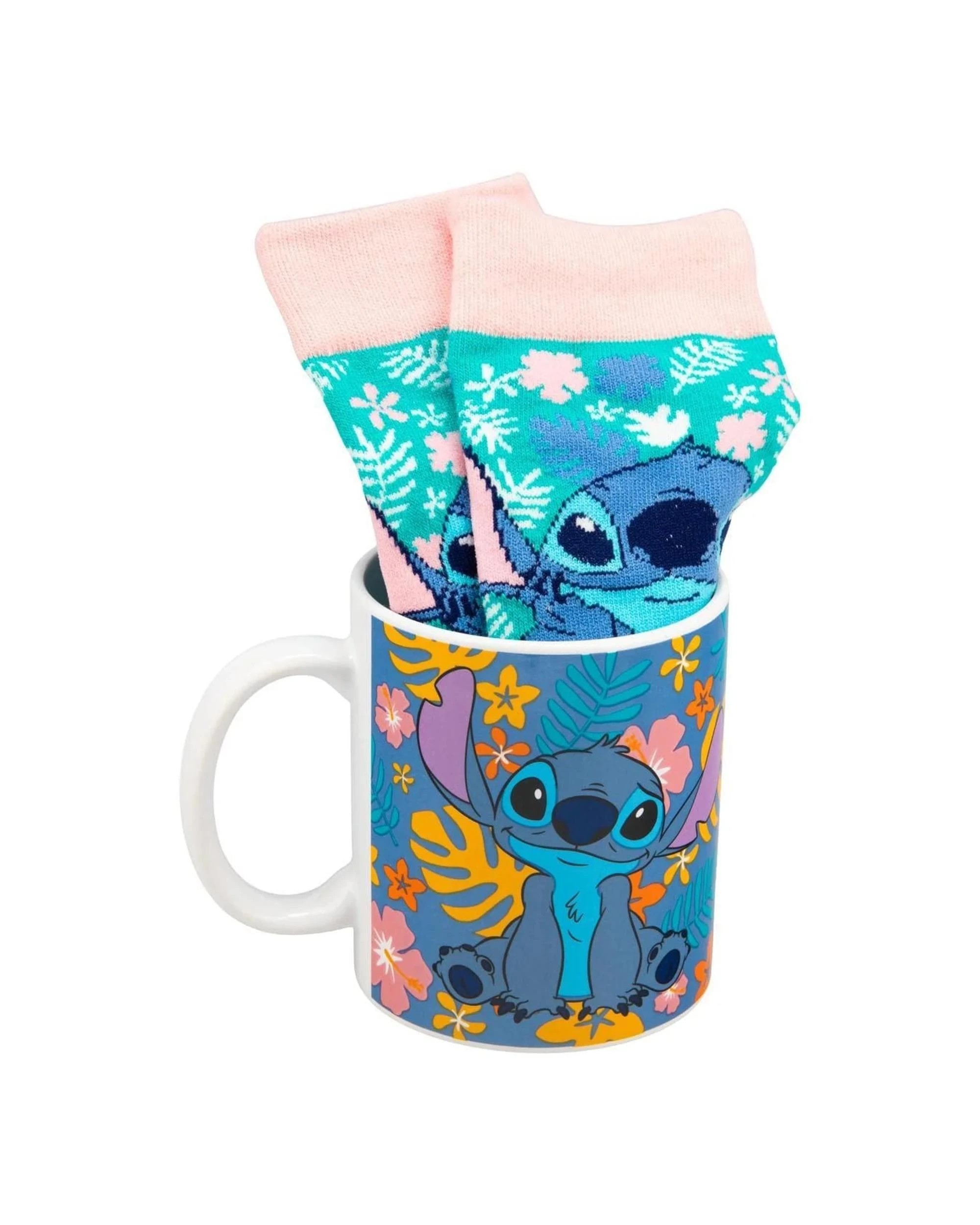2 Paladone Disney Stitch Mug and Socks Gift Set - Multi, 2 of 4