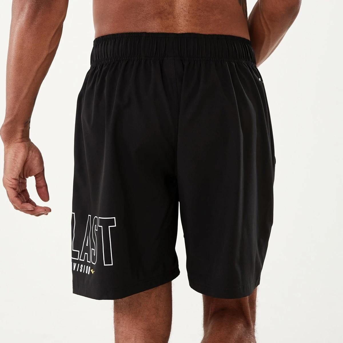 3 Active Mens Stretch Woven Shorts EVER BLACK, 3 of 7
