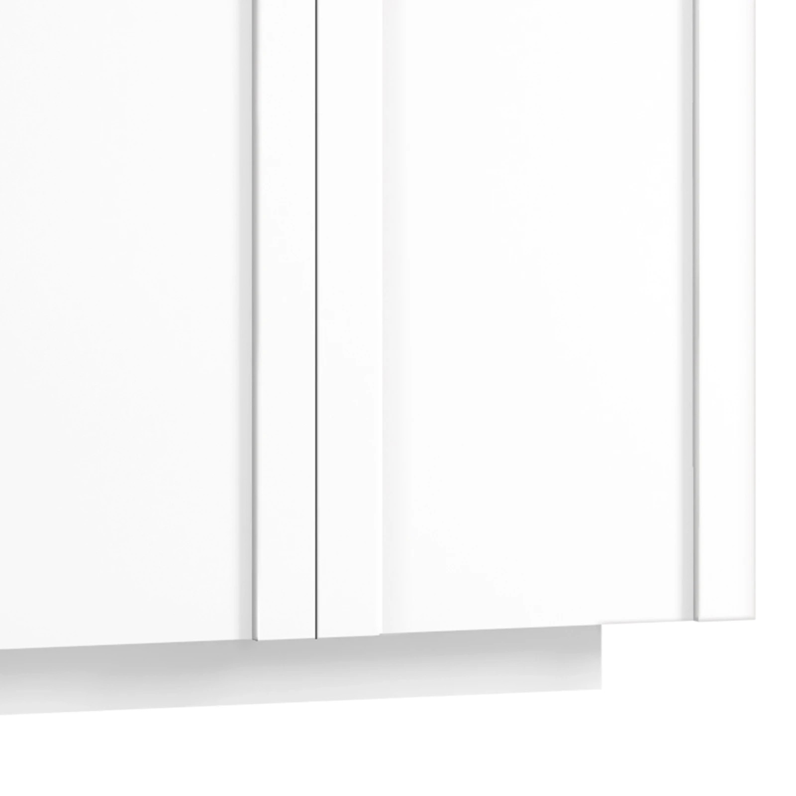 8 Alfordson Buffet Sideboard Storage Cabinet Kitchen Pantry Cupboard Doors Shelves - White, 8 of 10