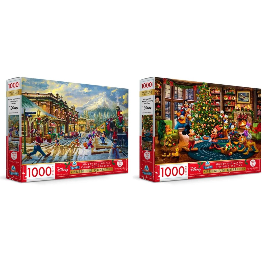 1 1000 Piece Arrow Gold Edition Disney Dreams Collection Mickey and Minnie Puzzle - Assorted, 1 of 3