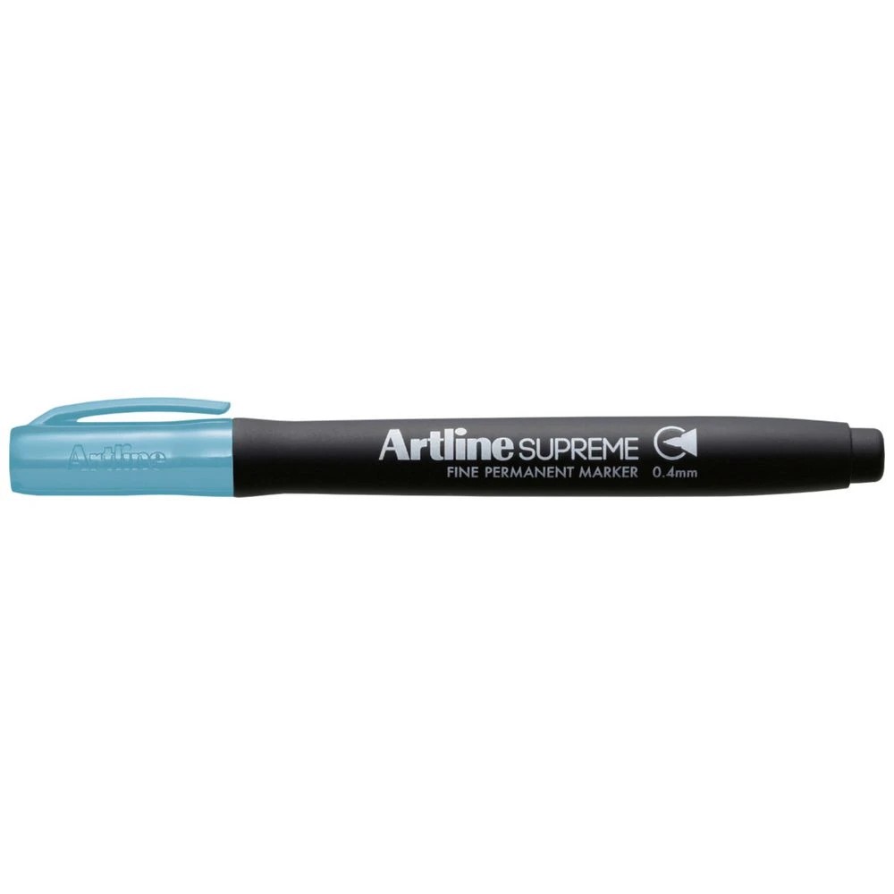 1 Artline Supreme Permanent Marker 0.4m Light Blue, 1 of 1