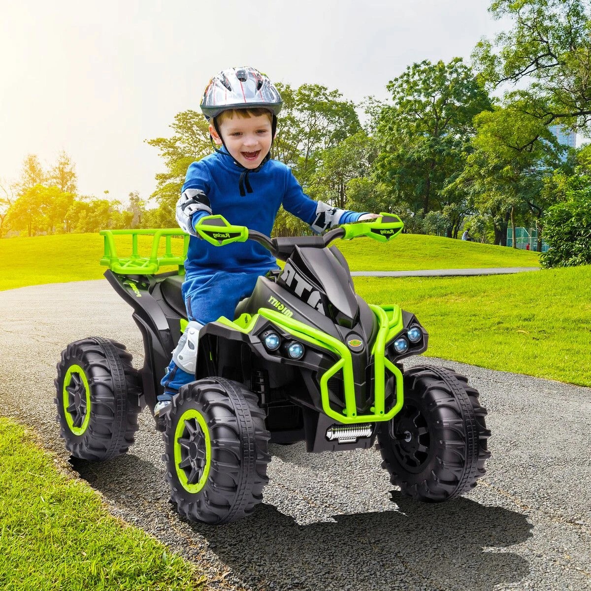 5 Kidbot Electric Ride On Car Kids Vehicle Toy ATV Quad Bike, 5 of 6