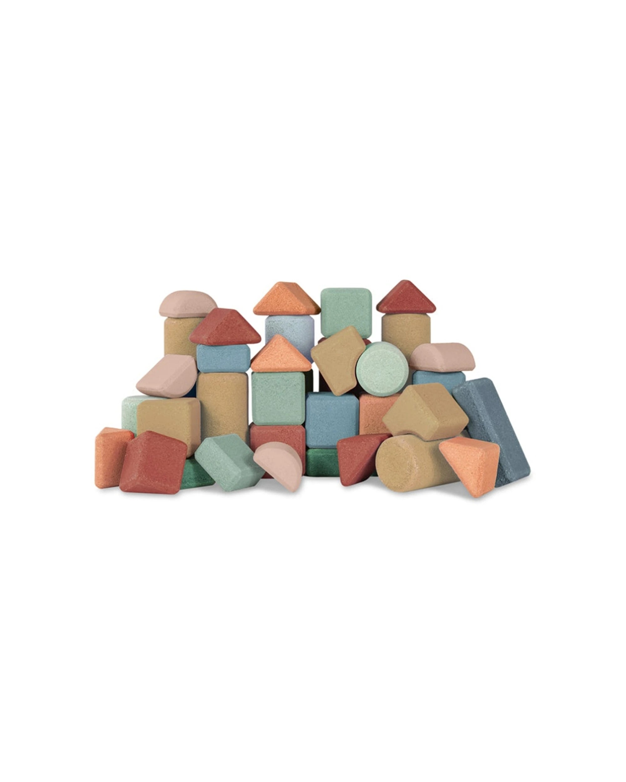 1 Korko 40pc Tall Architects Cork Building Blocks Vibrant Colours - Multi, 1 of 7