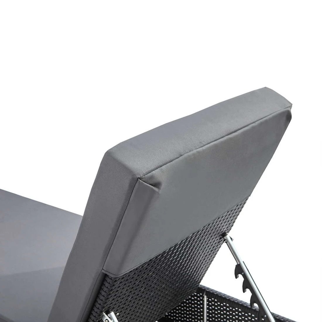 7 Gardeon Sun Lounge Wicker Lounger Outdoor Furniture Day Bed Adjustable Rattan Garden Cover - Black, 7 of 7