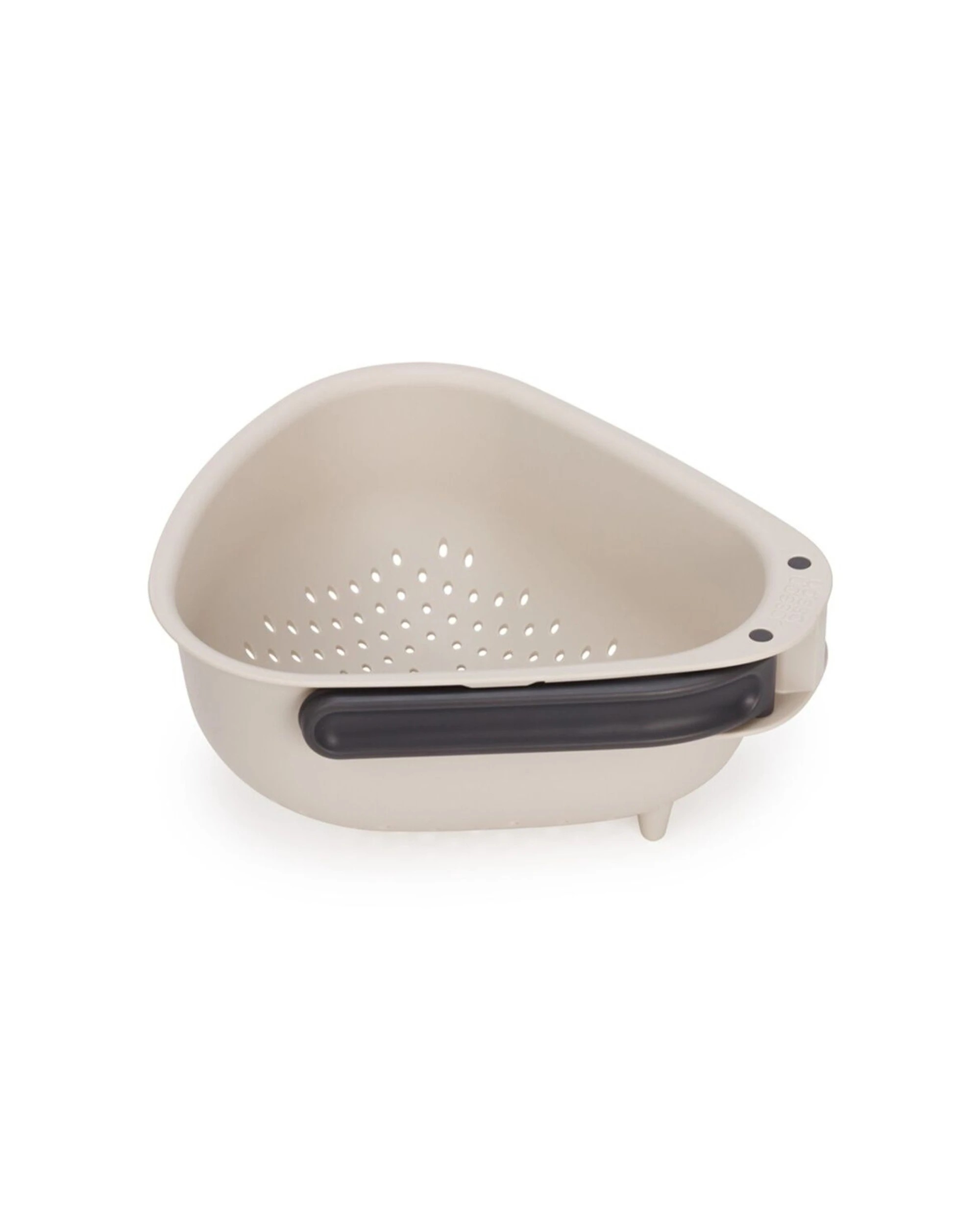 4 Joseph Joseph Droplet Large Kitchen Colander With Folding Handle Durable Kitchen Tool - Beige, 4 of 7