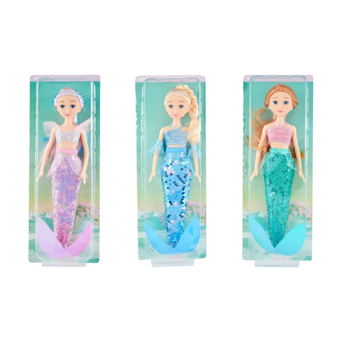 1 Mermaid Doll with Sequins - Assorted, 1 of 7