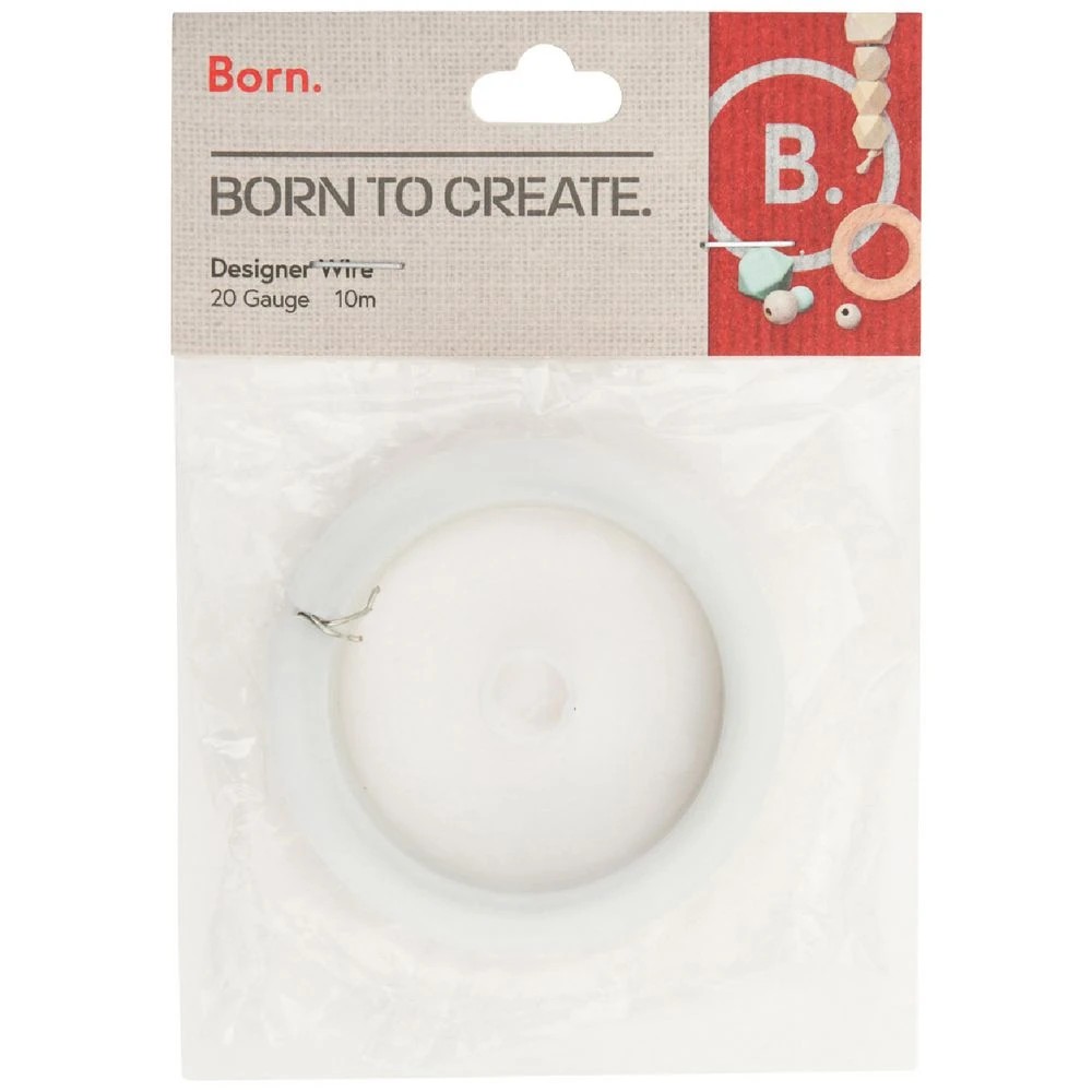 1 Born Designer Wire 20 Gauge 10m Silver, 1 of 2