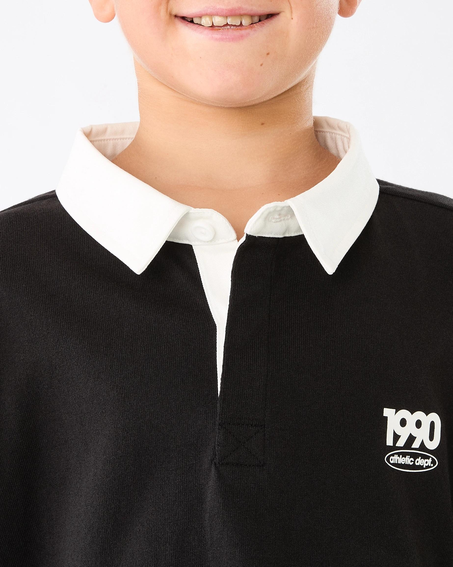 5 Oversized Rugby T-shirt Blk Varsit, 5 of 8