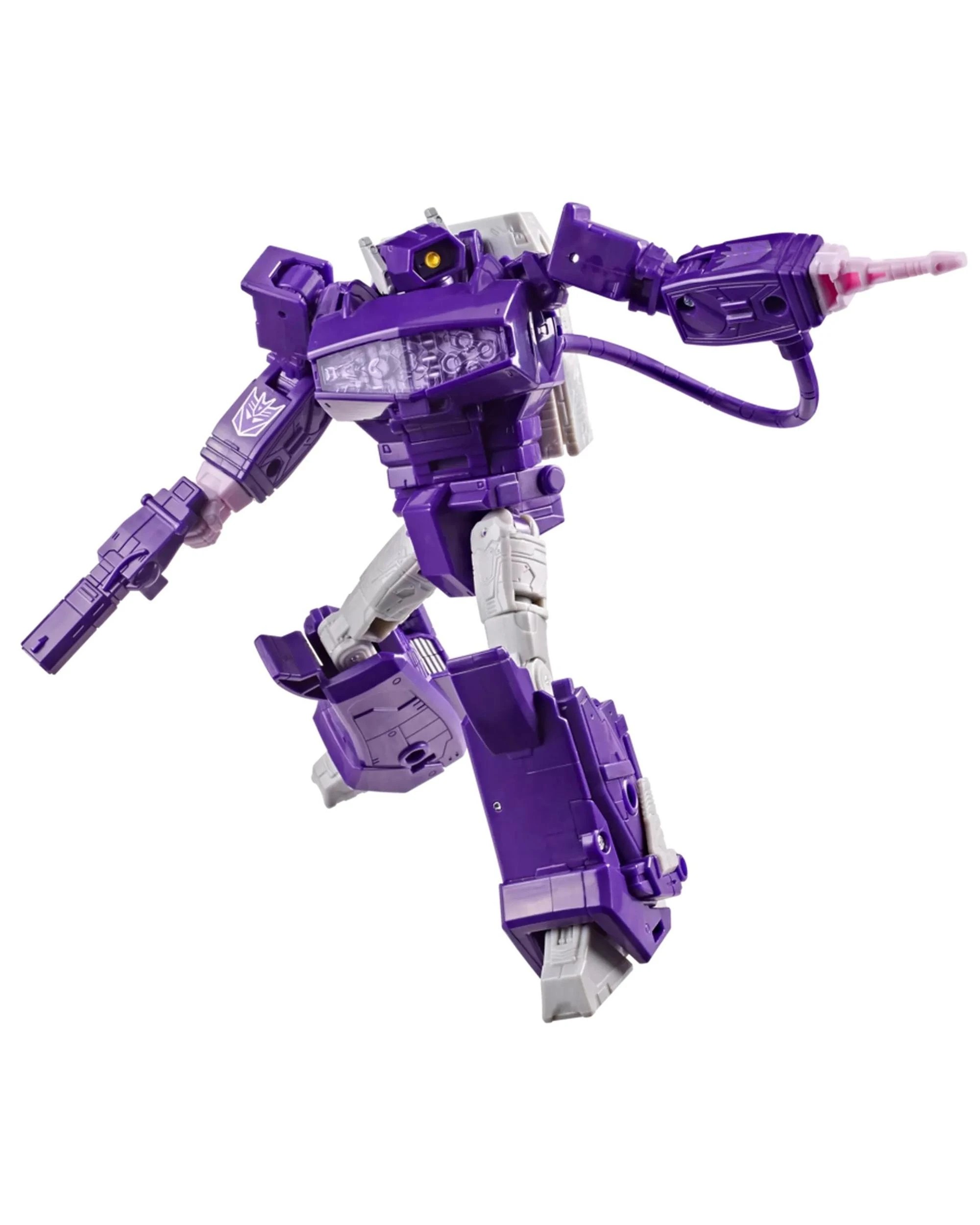 3 Transformers Studio Series The Transformers: The Movie Voyager Class Shockwave Action Figure, 3 of 4