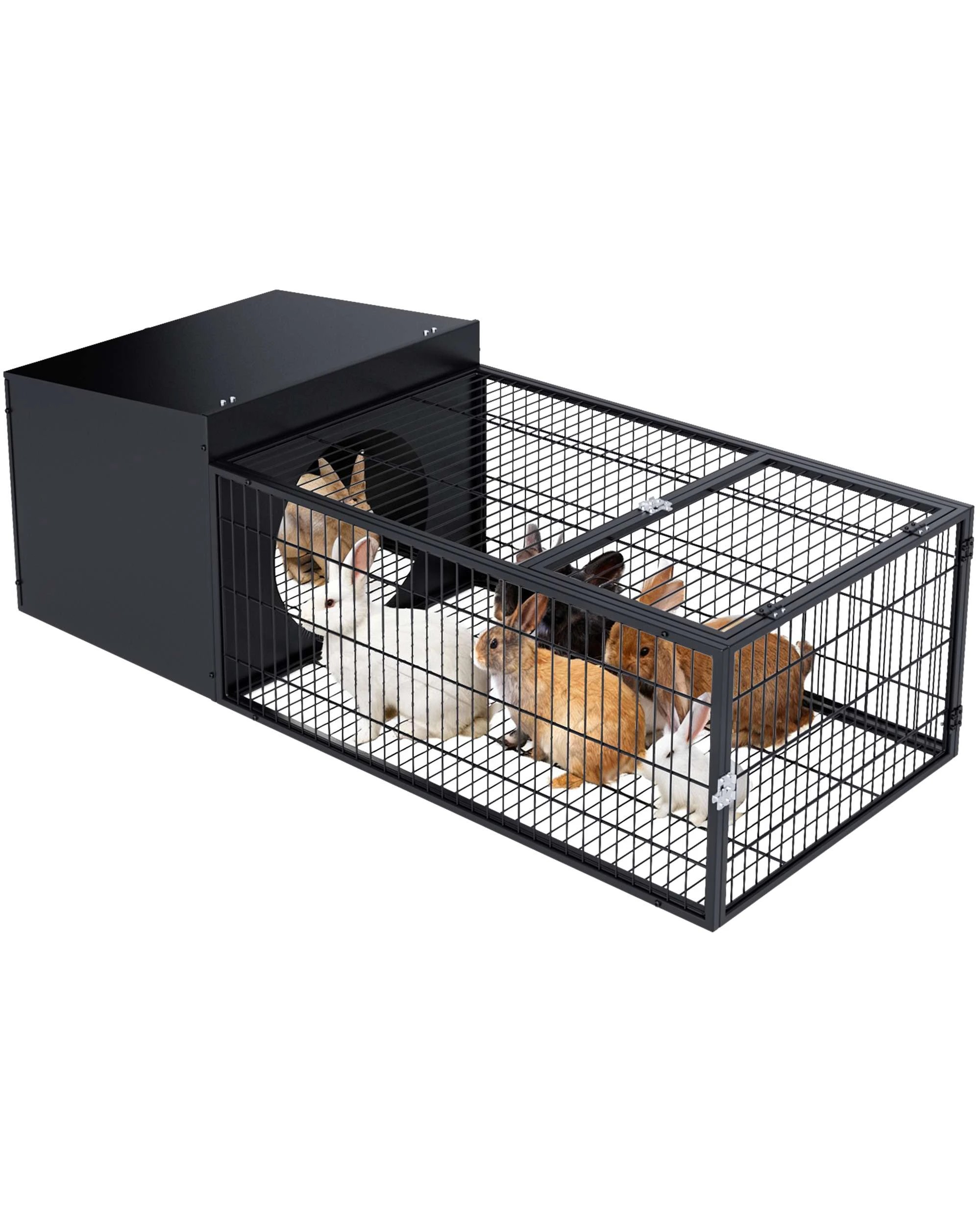 1 Advwin Rabbit Hutch 125x55cm Bunny Cage Guinea Pig Cage Pet Cage, 1 of 9