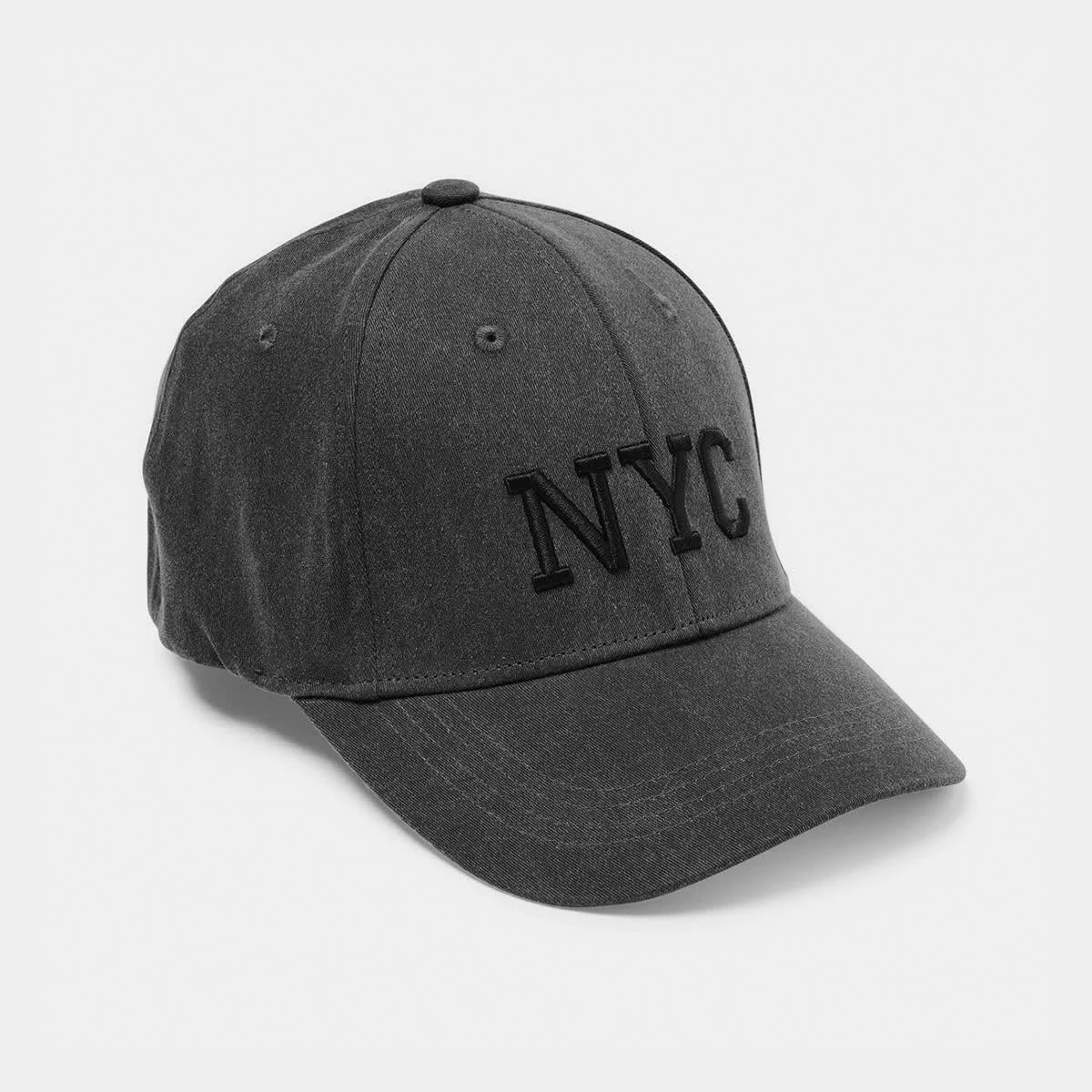 1 Stretch Fit Baseball Cap Blk Washed, 1 of 4