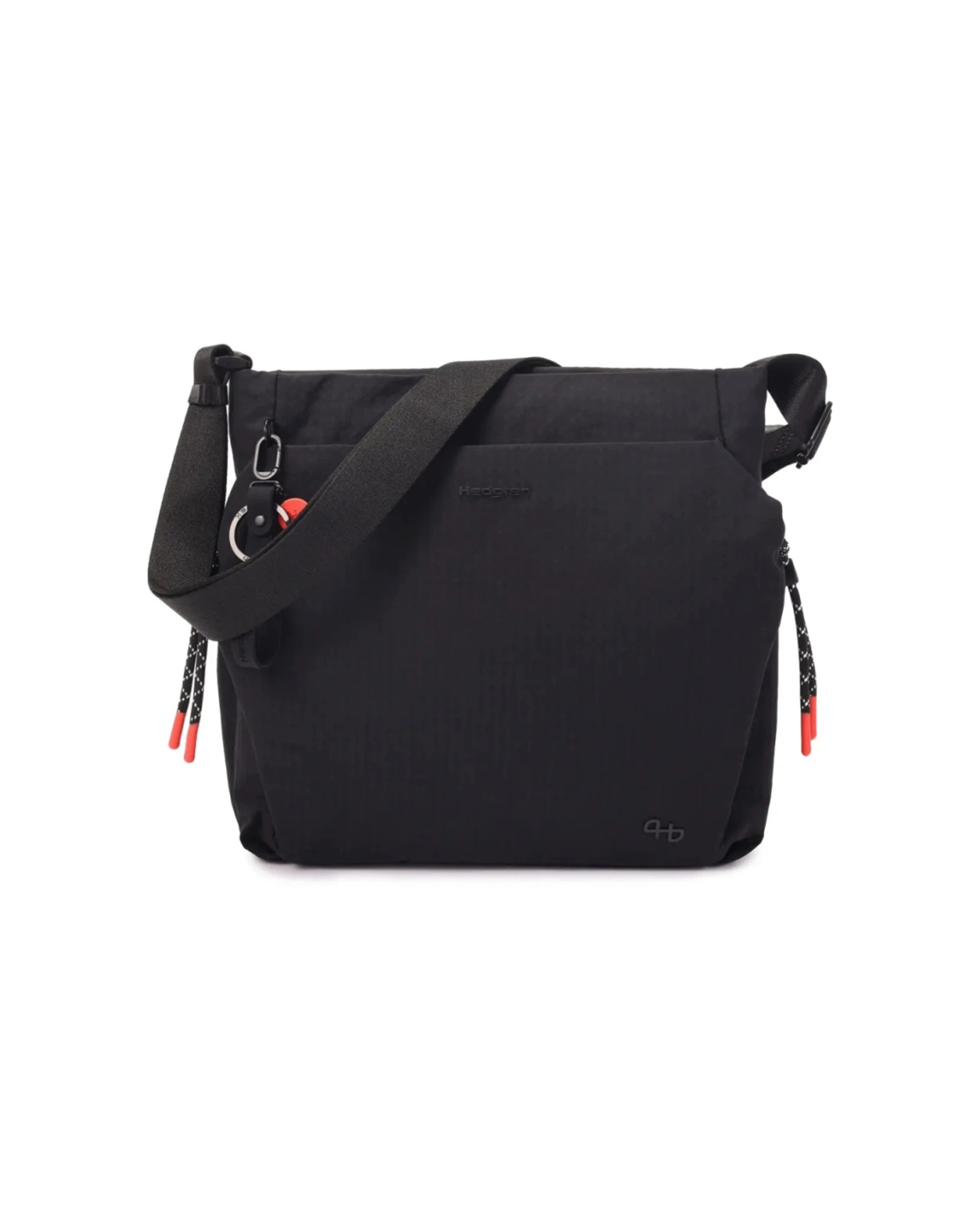 1 Hedgren Makoto 15.2L Womens Square Crossover Bag Lightweight Water Repellent - Black, 1 of 6