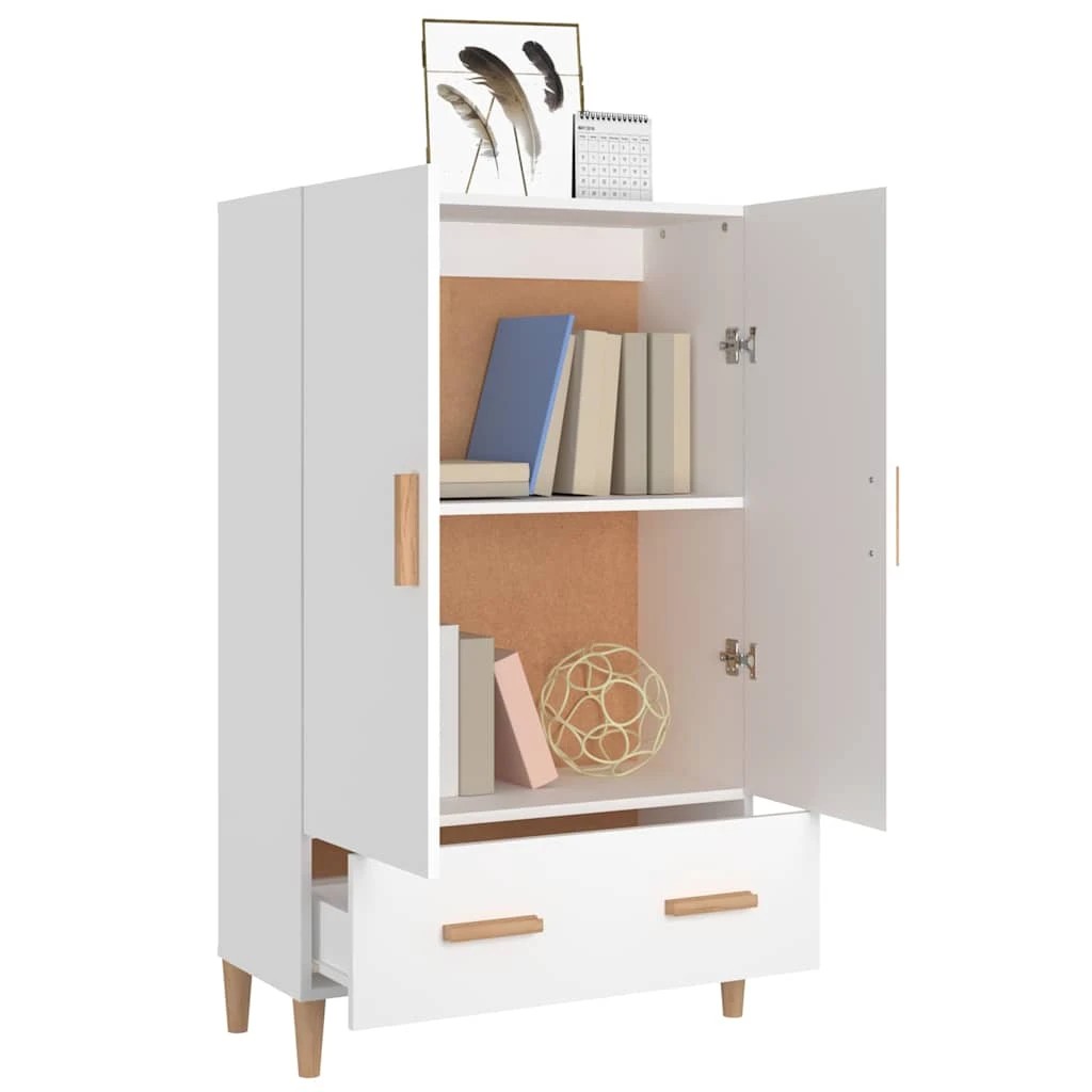 4 vidaXL Highboard Ample Storage - White, 4 of 10