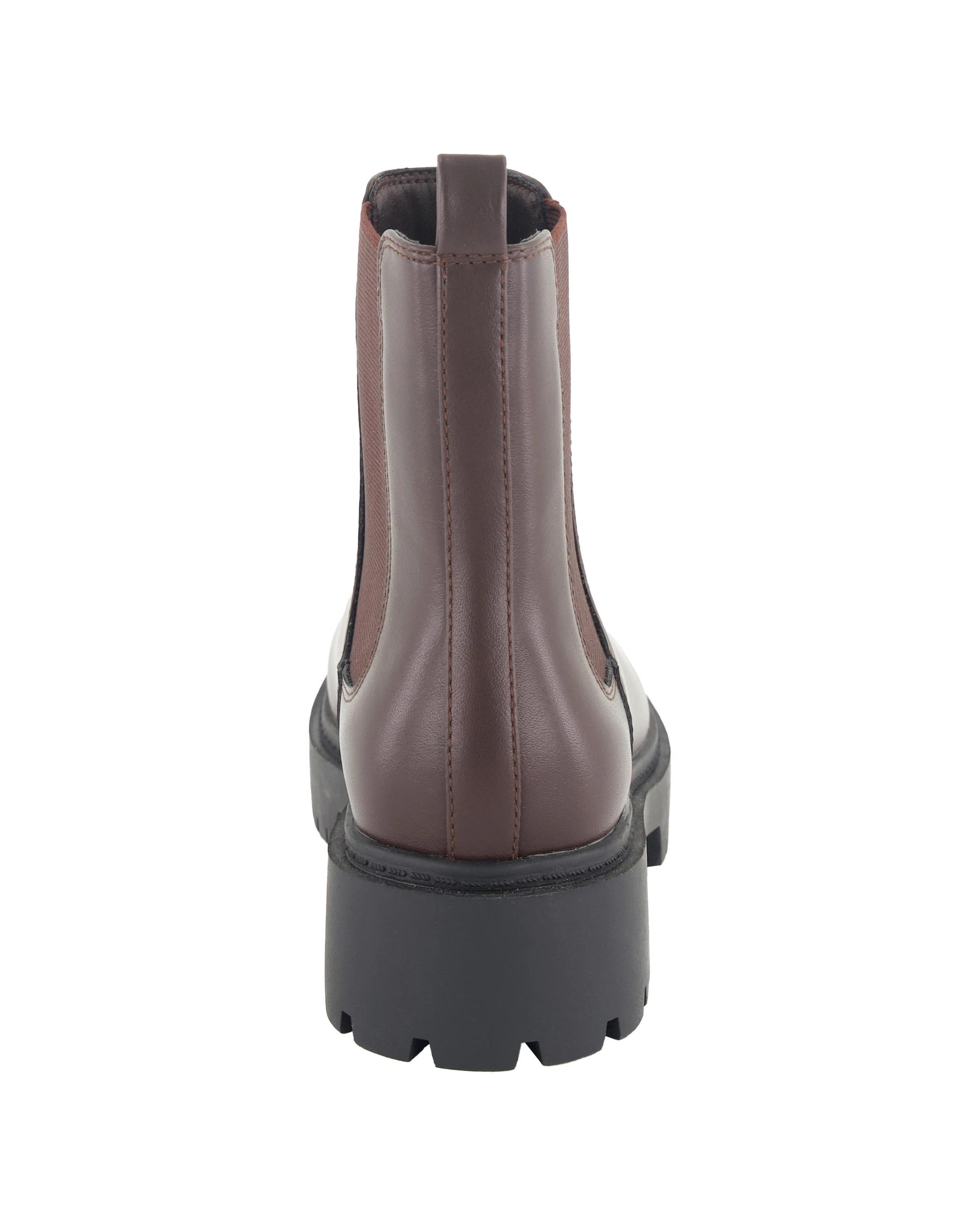 3 Chunky Chelsea Boots Chocolate, 3 of 4