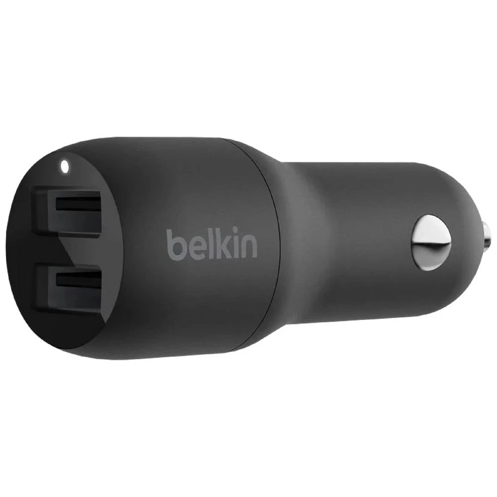 1 Belkin BoostCharge 24W Dual Port Car Charger, 1 of 4