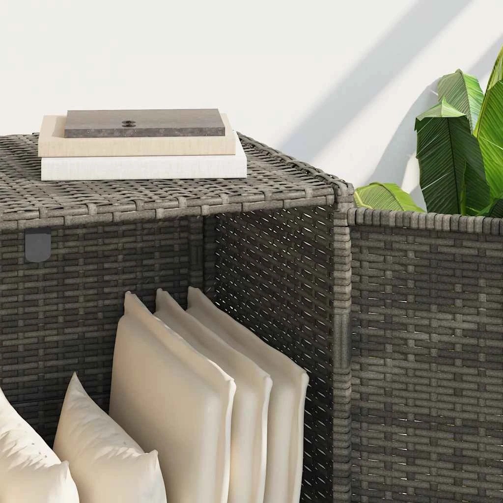 4 vidaXL garden storage cabinet Ample Storage - Grey, 4 of 10