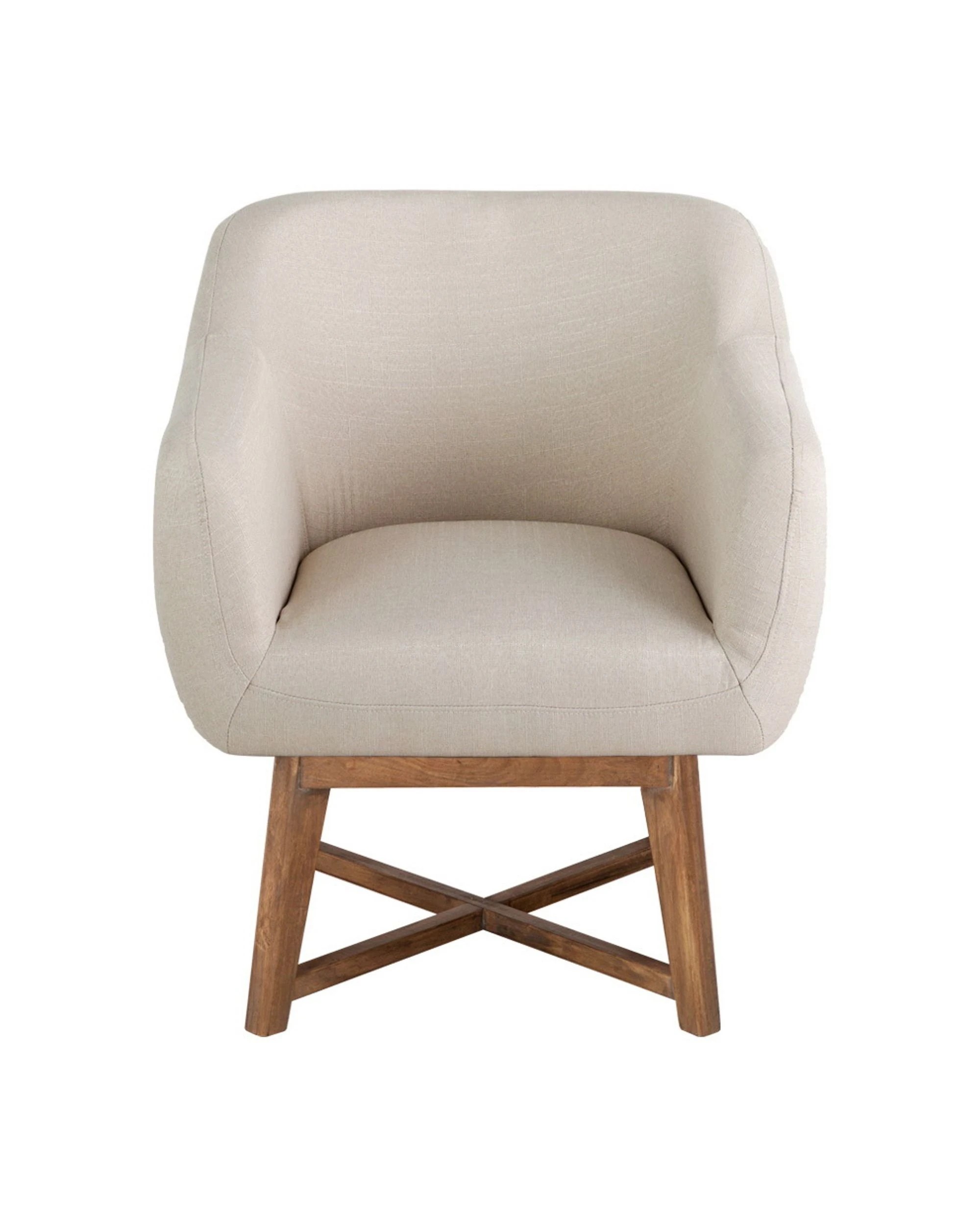 3 Artiss Armchair Tub Chair  Aston - Beige, 3 of 8