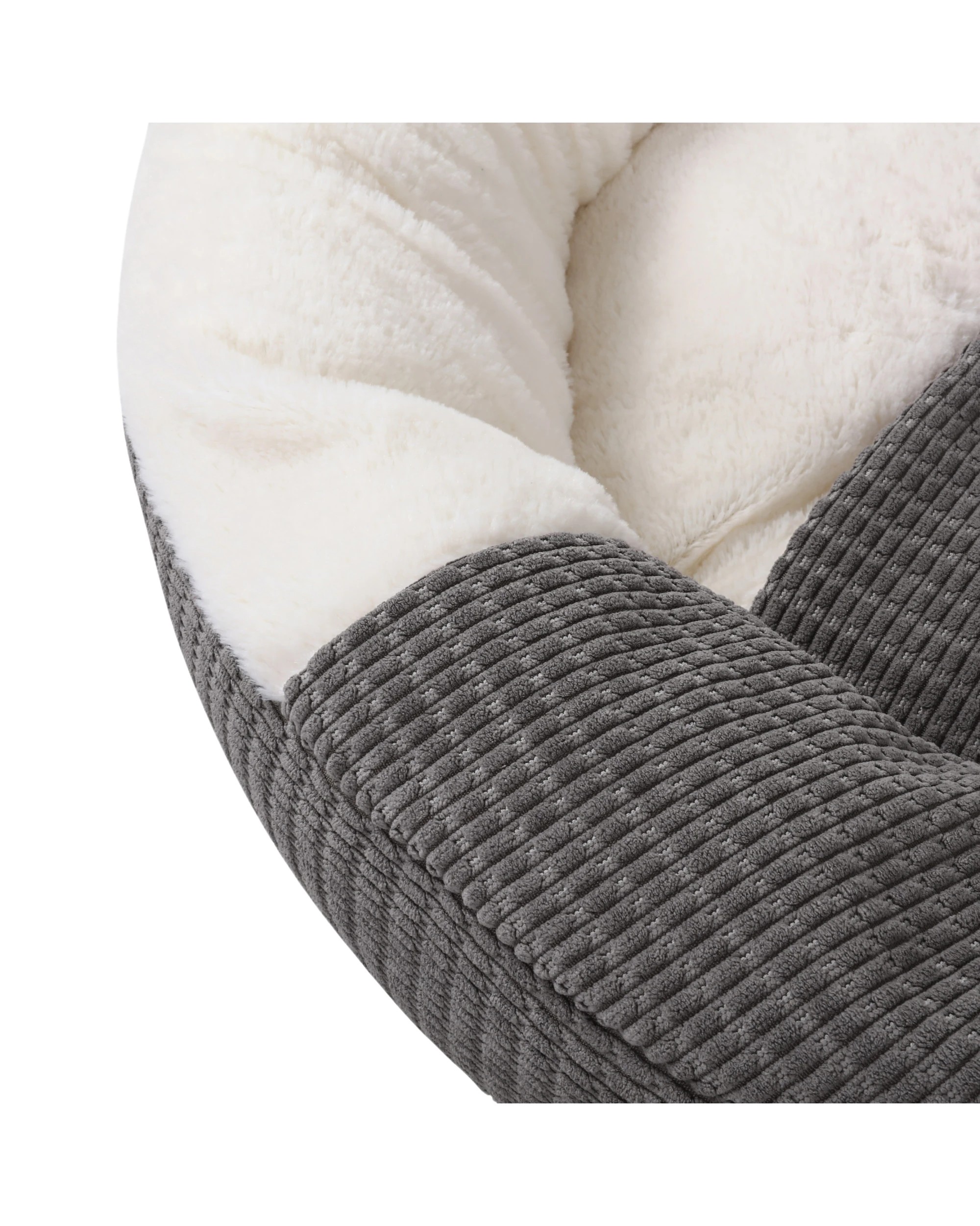 6 Charlie's Snookie Hooded Calming Dog Bed Extra Large - Grey, 6 of 9