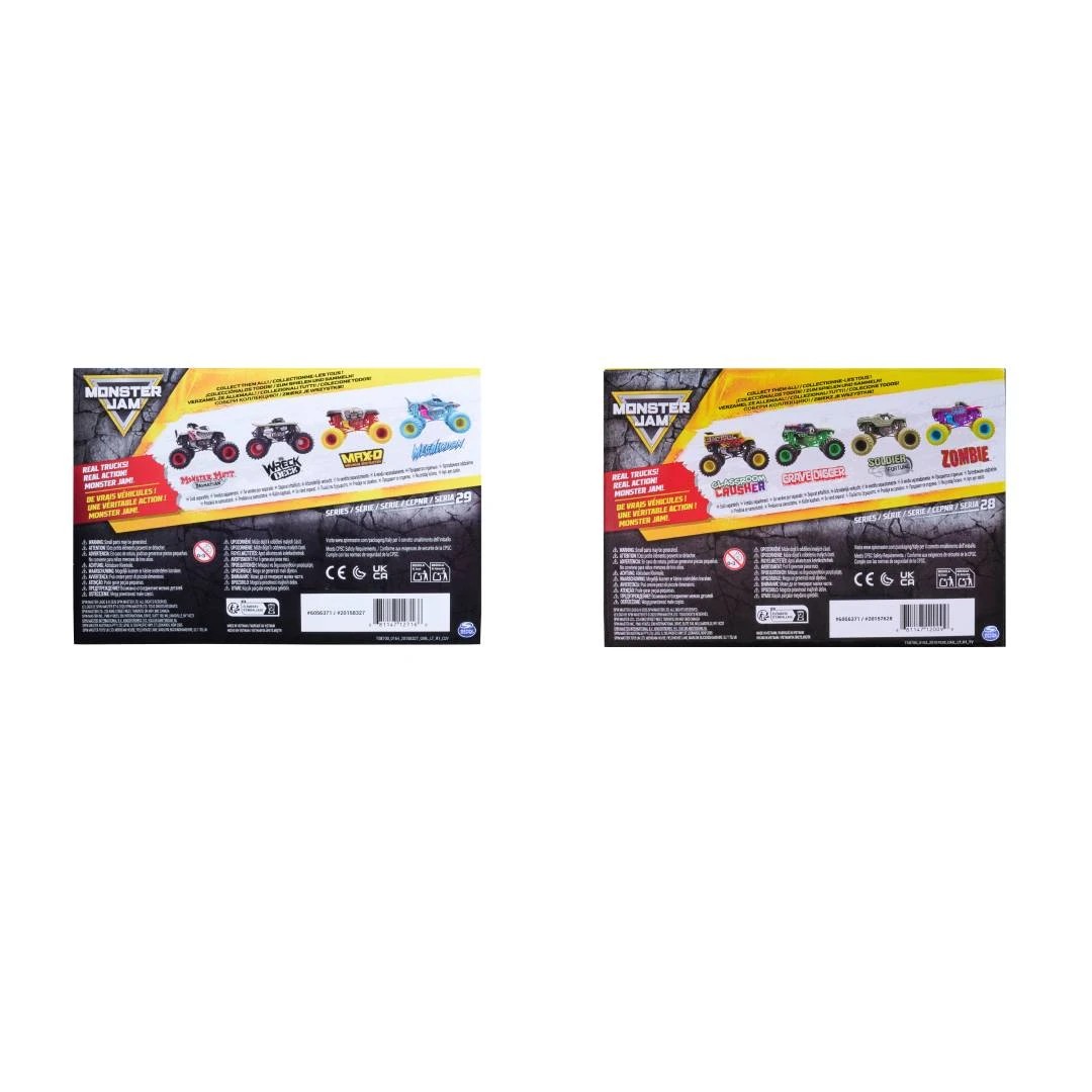 10 Monster Jam 1:24 Die Cast Monster Truck - Assorted, 10 of 10
