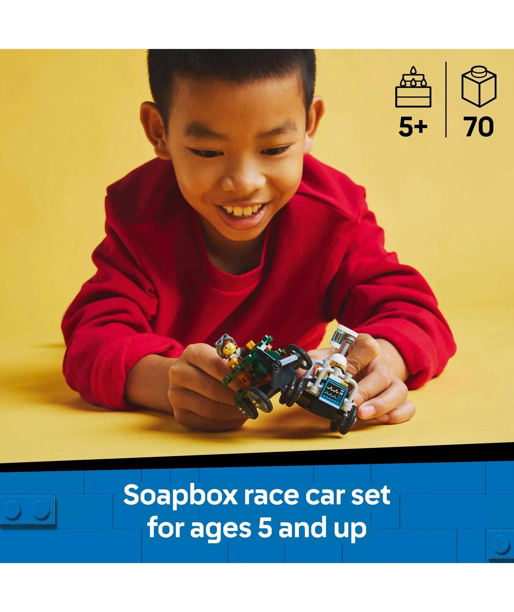 2 LEGO® City Aeroplane vs. Hospital Bed Race Car Pack 60459 - Multi, 2 of 10