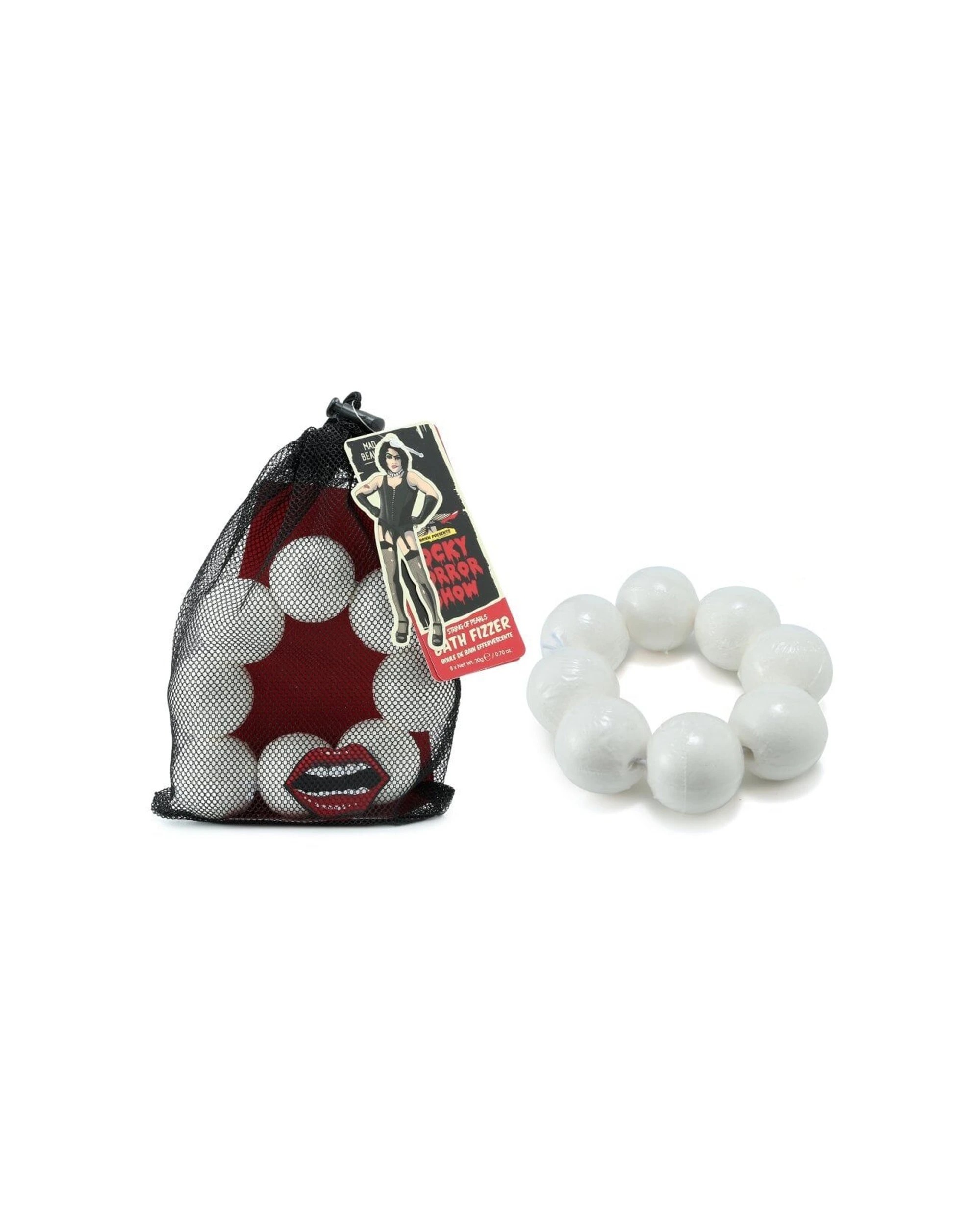 4 Rocky Horror Show Scented Bath Bombs Necklace Amber and Ginseng 2 Pack - Multi, 4 of 5