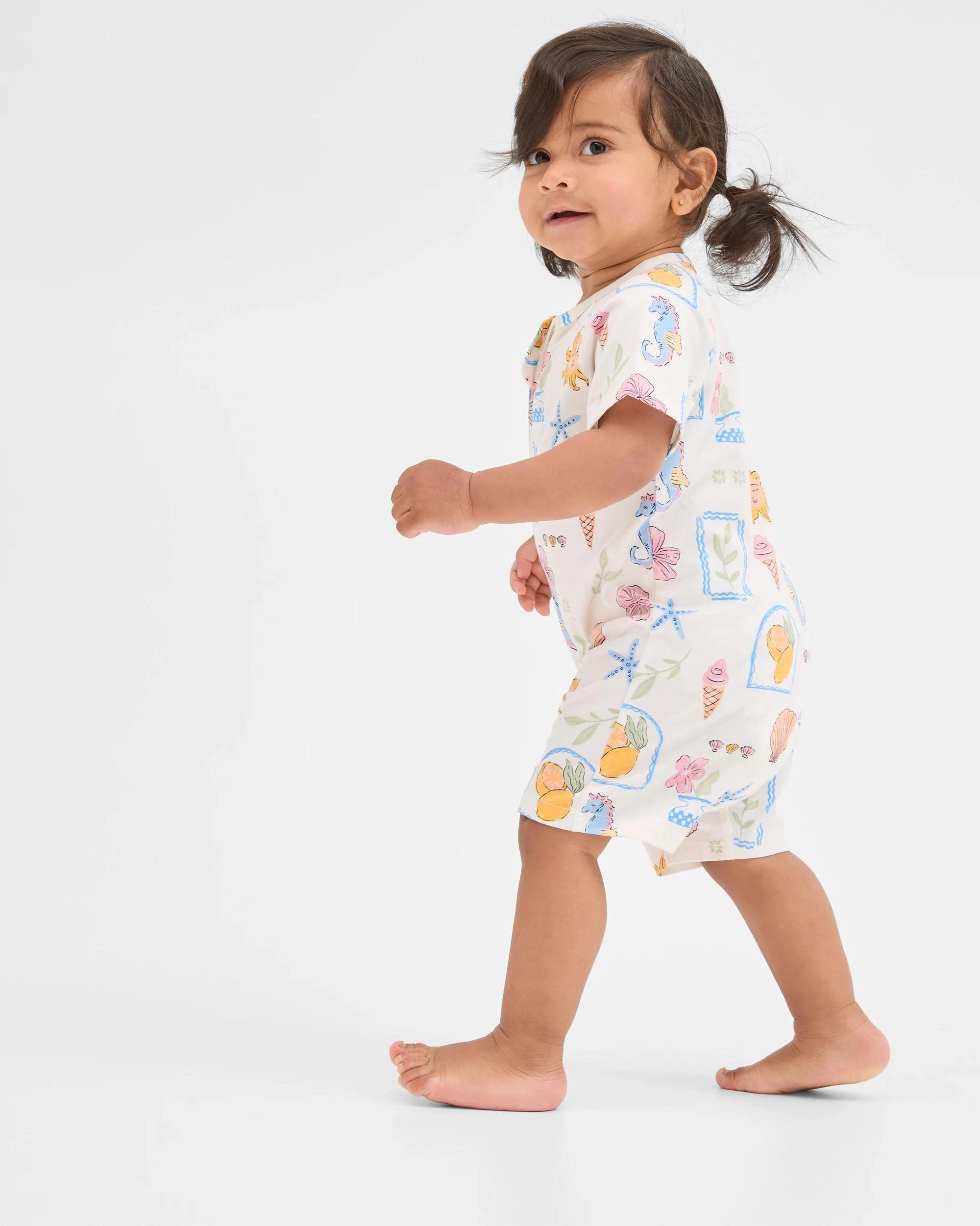 4 Target Baby Baby Organic Cotton Zip Romper 2 Pack SUNNYDAZE, 4 of 7