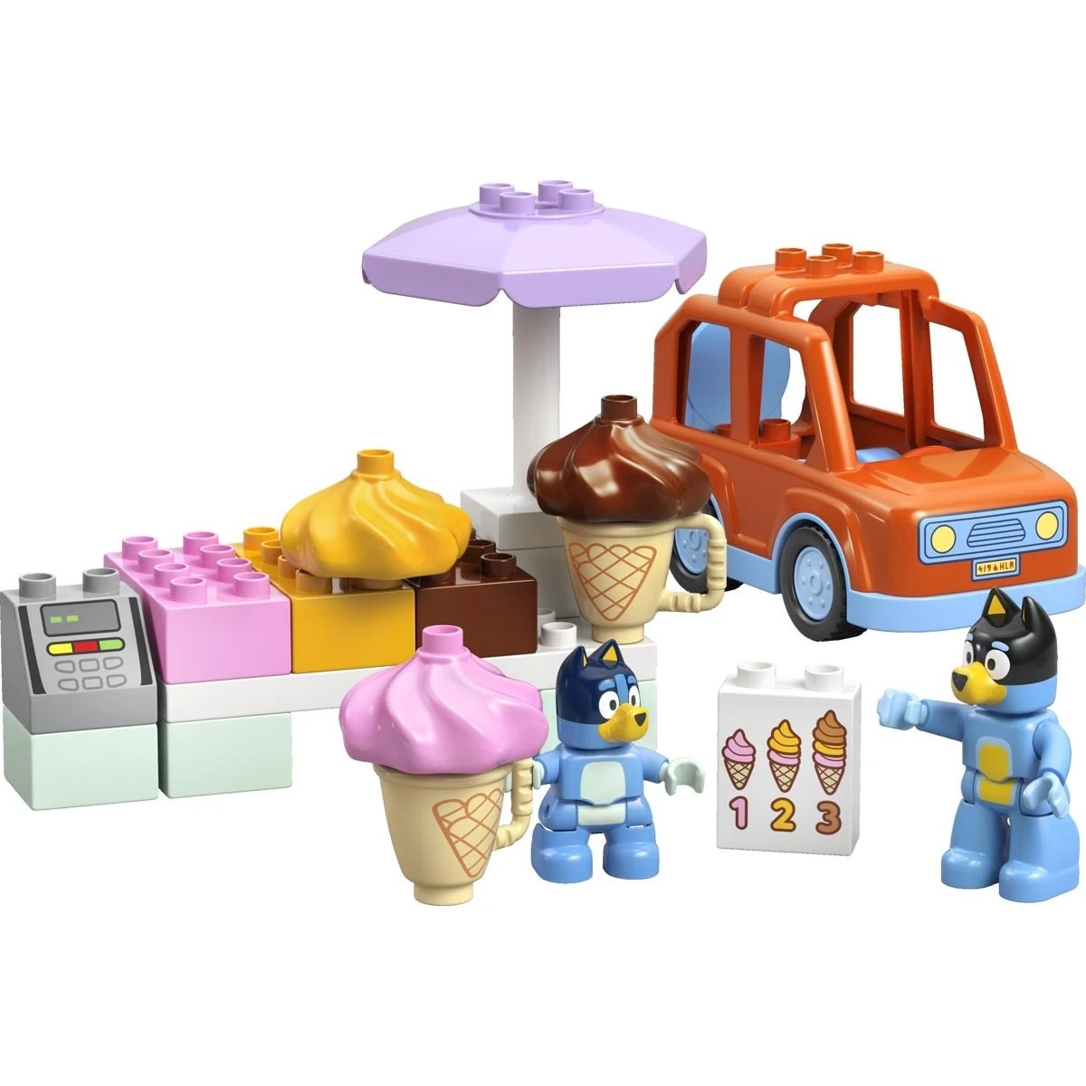 3 LEGO DUPLO Bluey Ice Cream Trip with Bluey 10458, 3 of 10