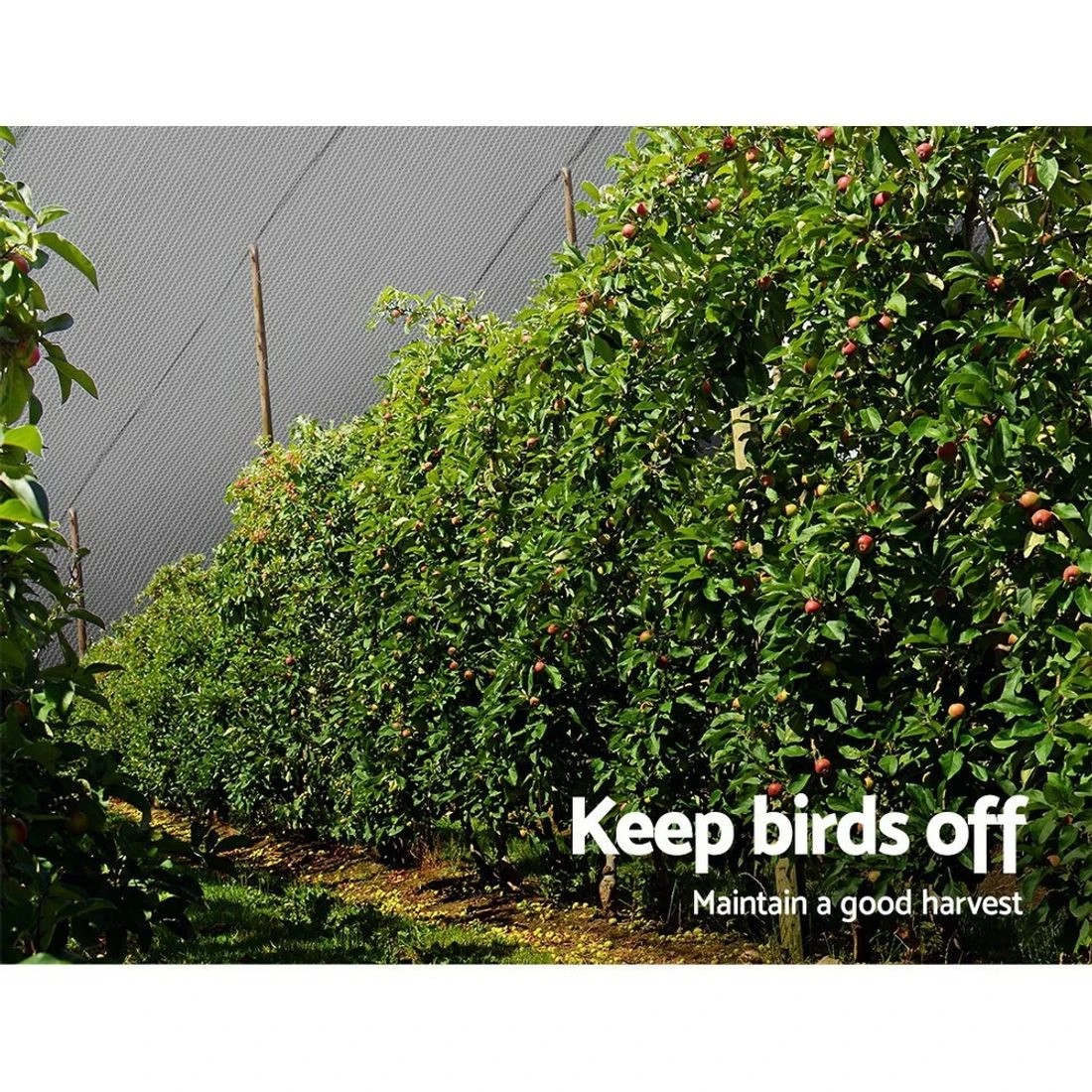 5 Instahut 50% Shade Cloth 1.83x30m Shadecloth Wide Heavy Duty - White, 5 of 5