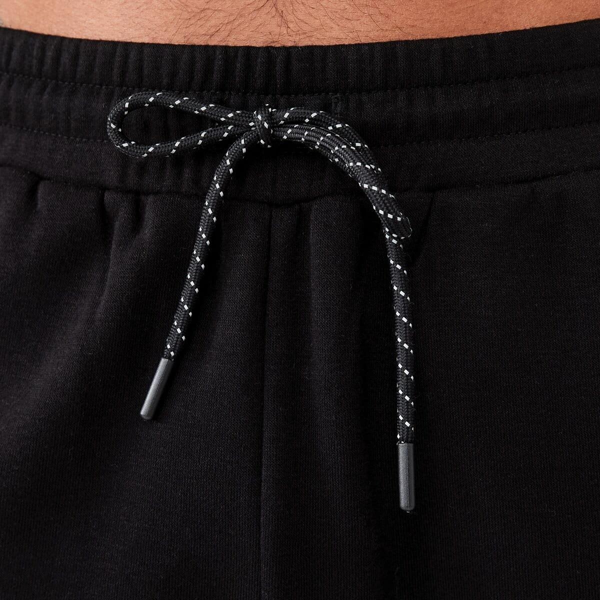 5 Active Mens Panel Trackpants BLACK, 5 of 6