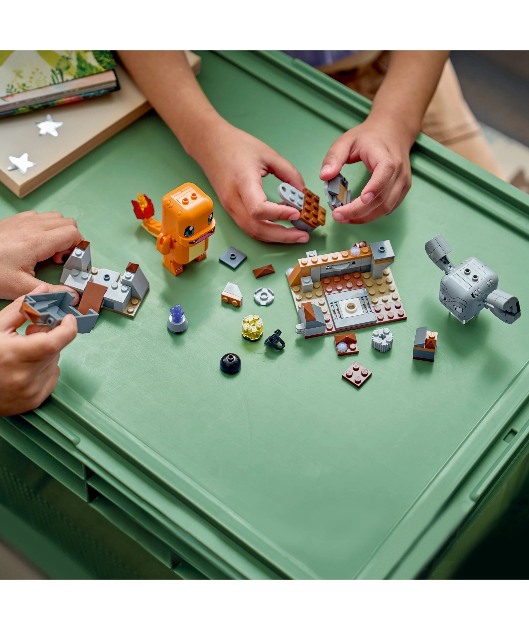 9 LEGO Pokemon SMART Play: Charmander and Geodude's Cavern Clash 72157, 9 of 11