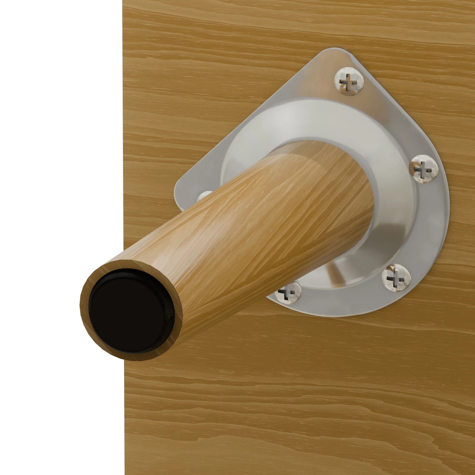 7 Alfordson Buffet Sideboard Rattan Storage Cabinet - Oak, 7 of 9