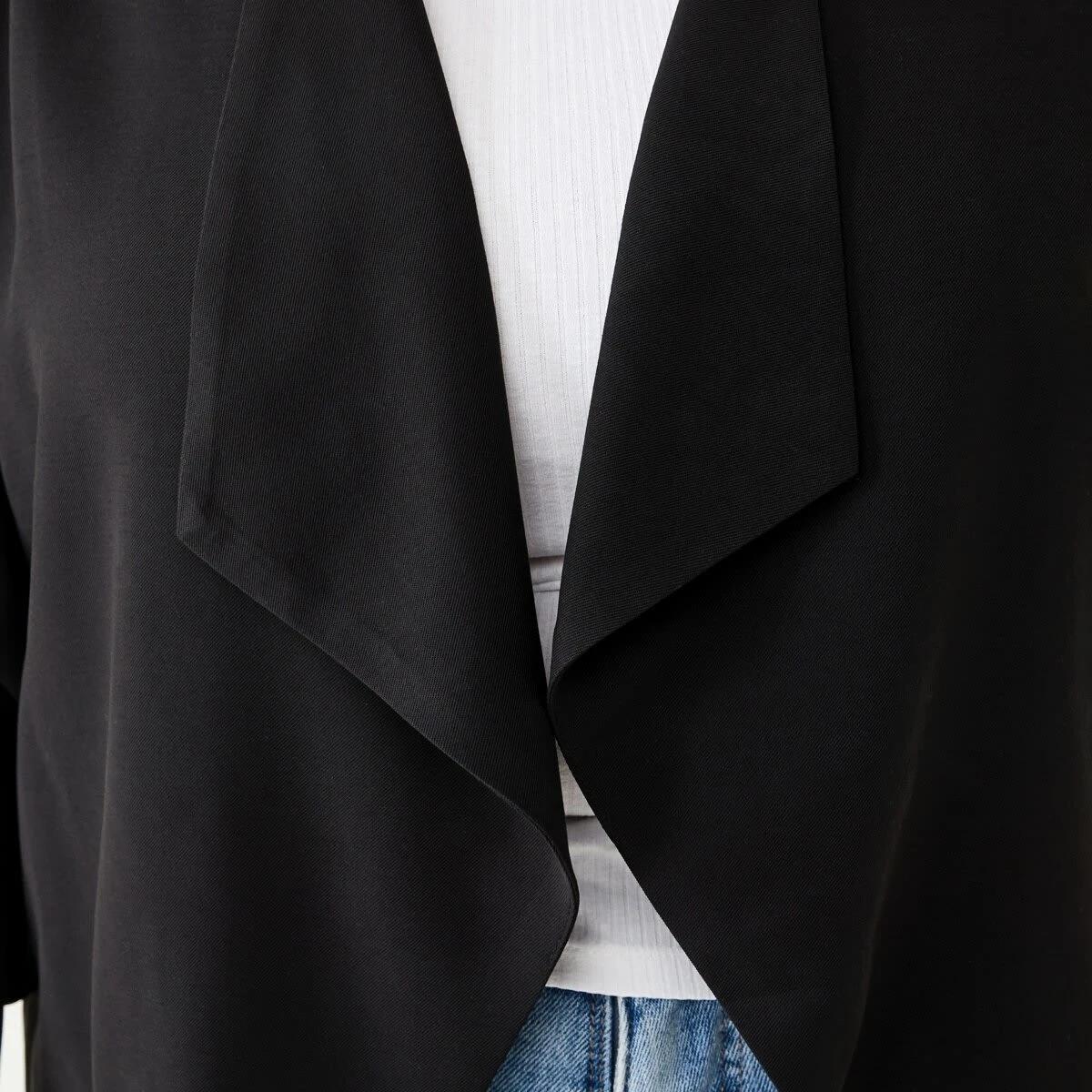 6 Curve Lightweight Waterfall Jacket Black, 6 of 7