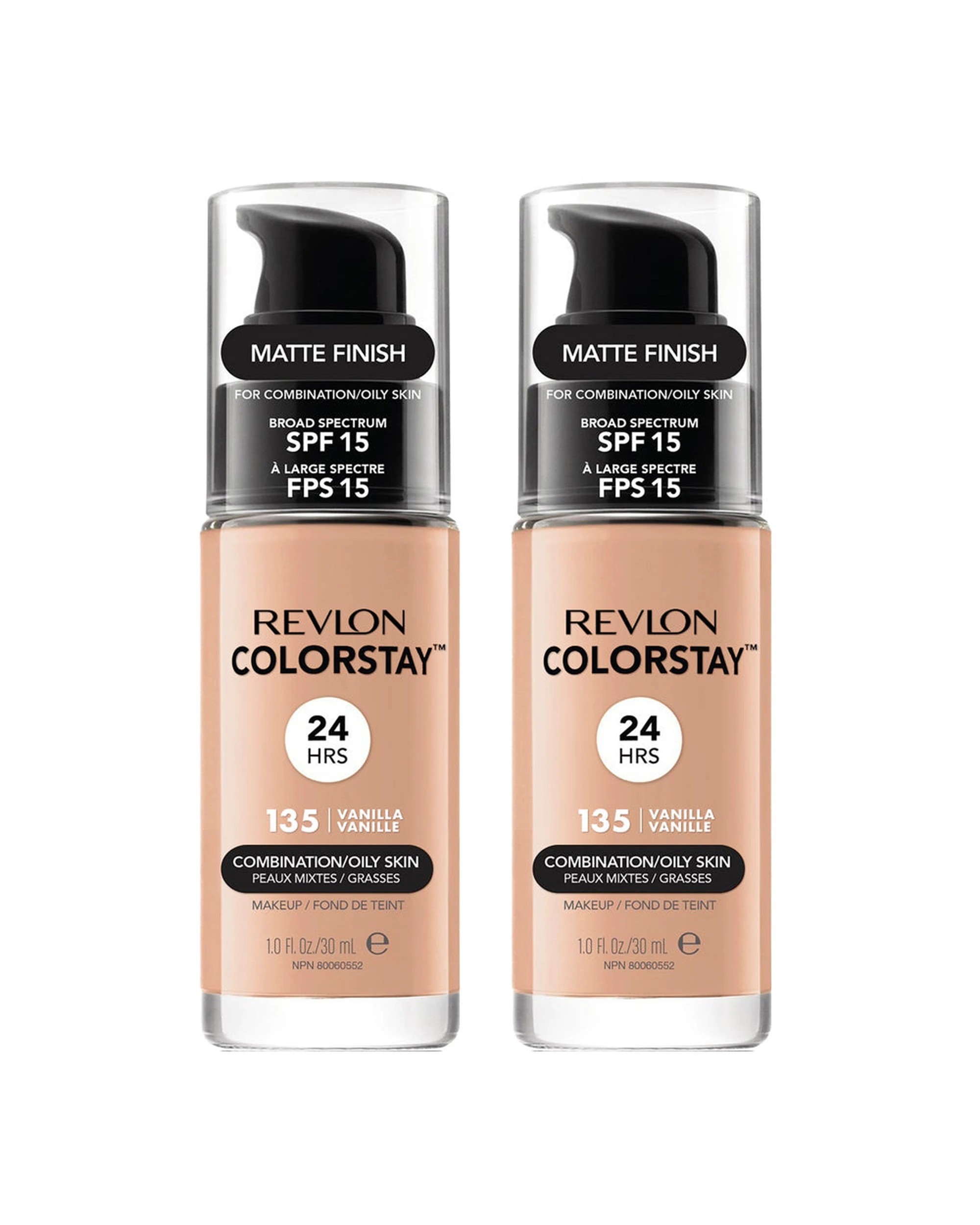 1 Revlon Colorstay Makeup Combination/ Oily Skin 30ml 135 Vanilla - 2 Pack, 1 of 1