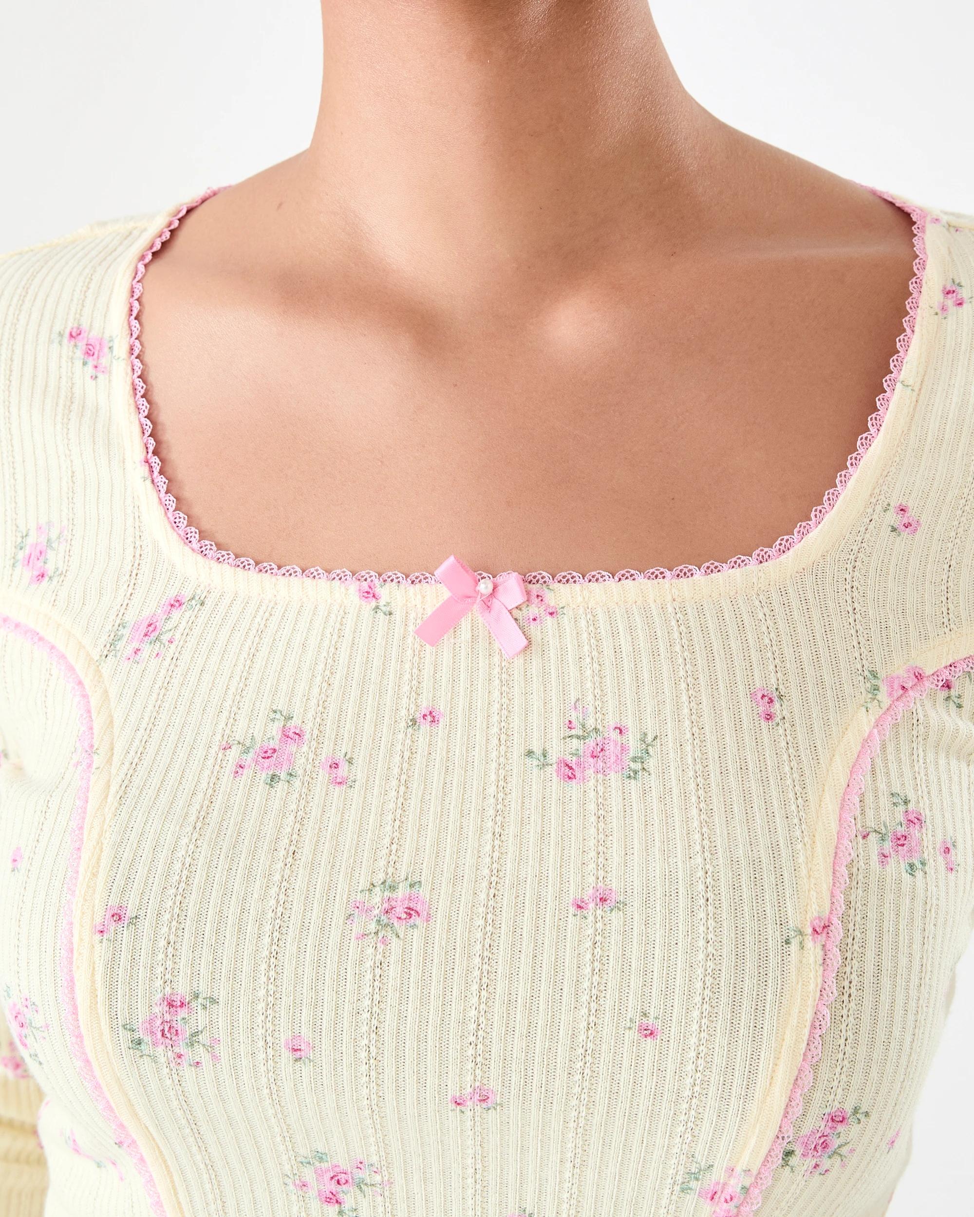 5 Pointelle Rib Shorts Wild Rose, 5 of 7