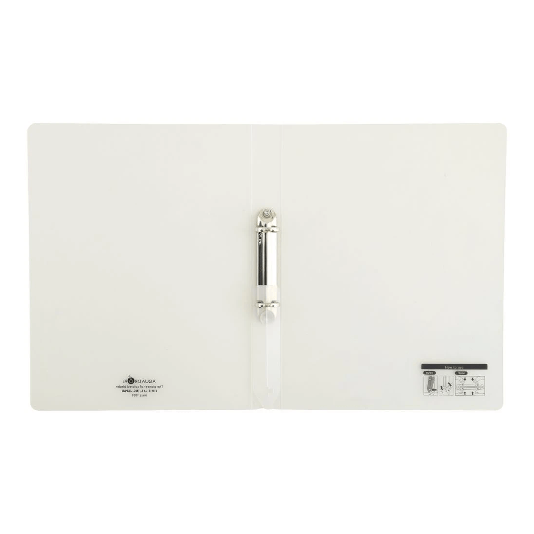 3 Aqua Drops Binder A4 2 O-Ring 18mm Twist White, 3 of 6